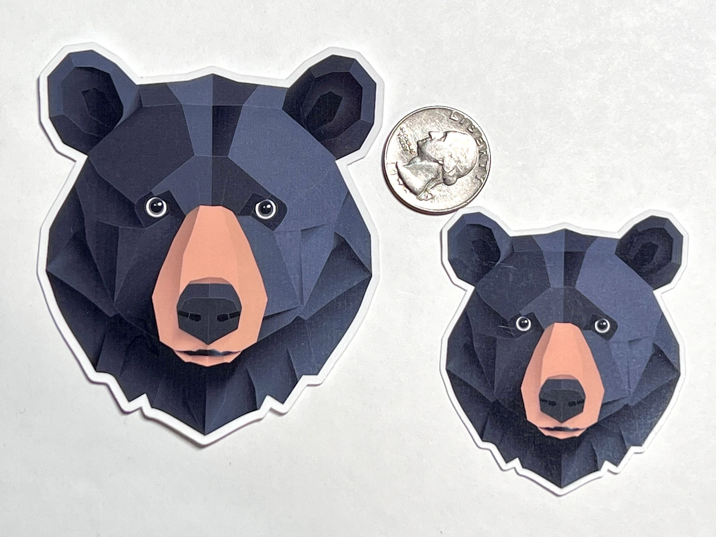 Black Bear Sticker | Black Bear Head Vinyl Sticker