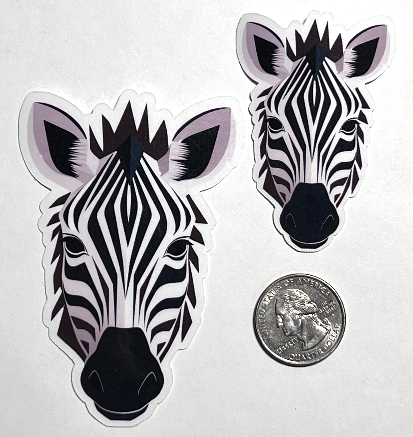 Zebra Sticker | Zebra Head Vinyl Sticker | Safari Gift | Zebra Lover