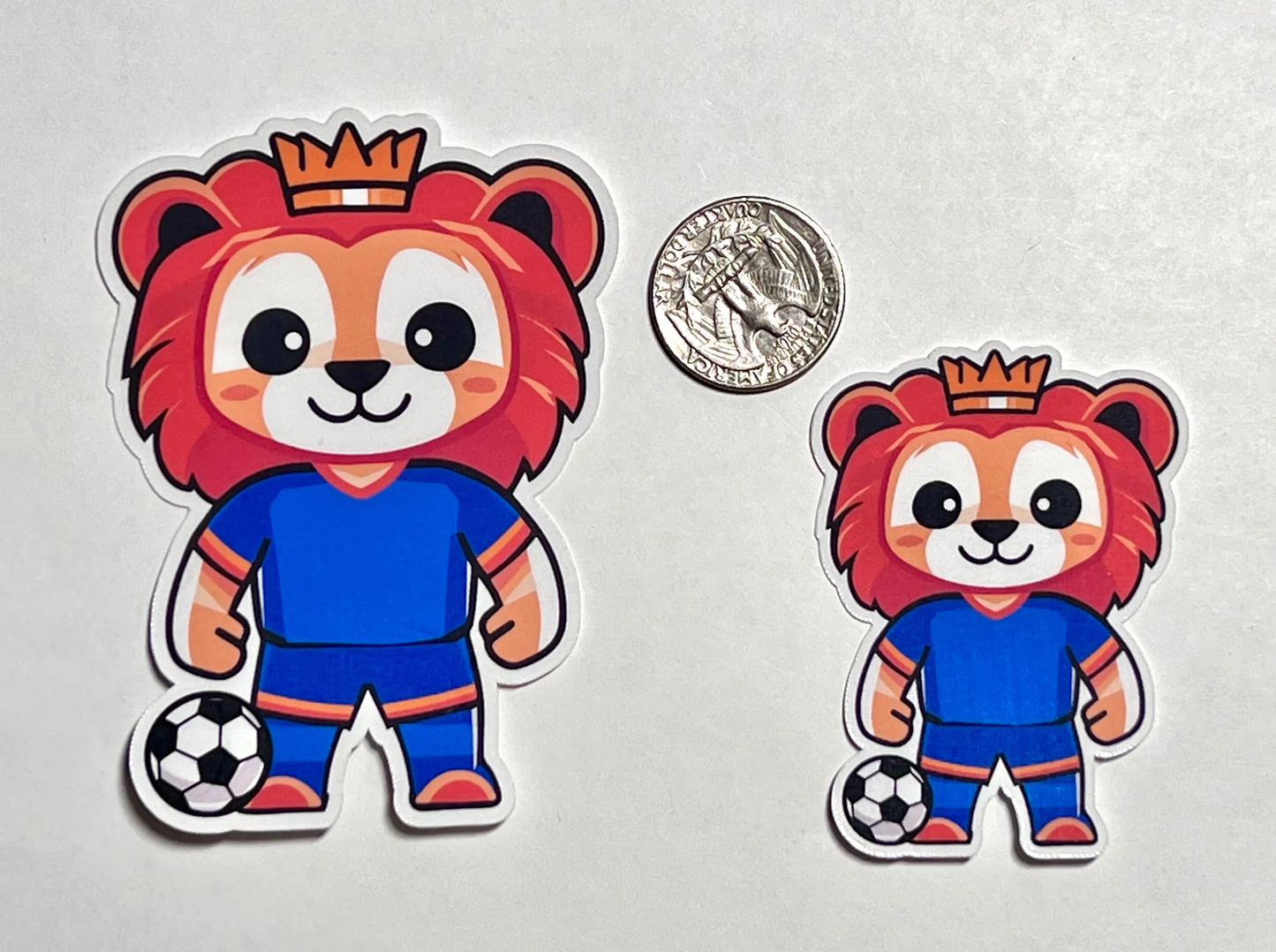 Lion Soccer Sticker | For Fans of FC Cincinnati |