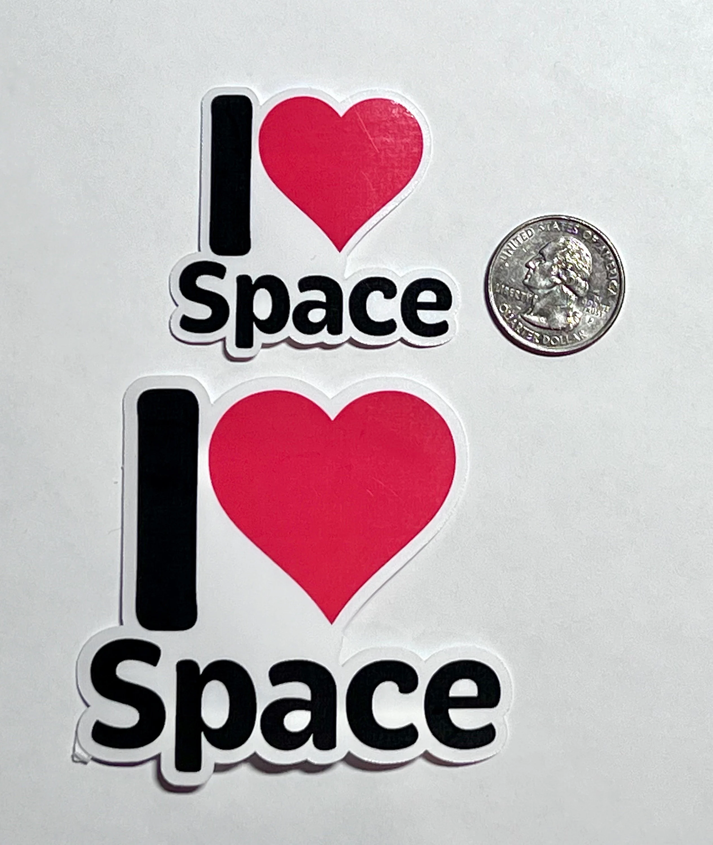I love Space Sticker | I Heart Space Vinyl Sticker | Astronomer Gift | Space Theme | Astronaut | Space Exploration