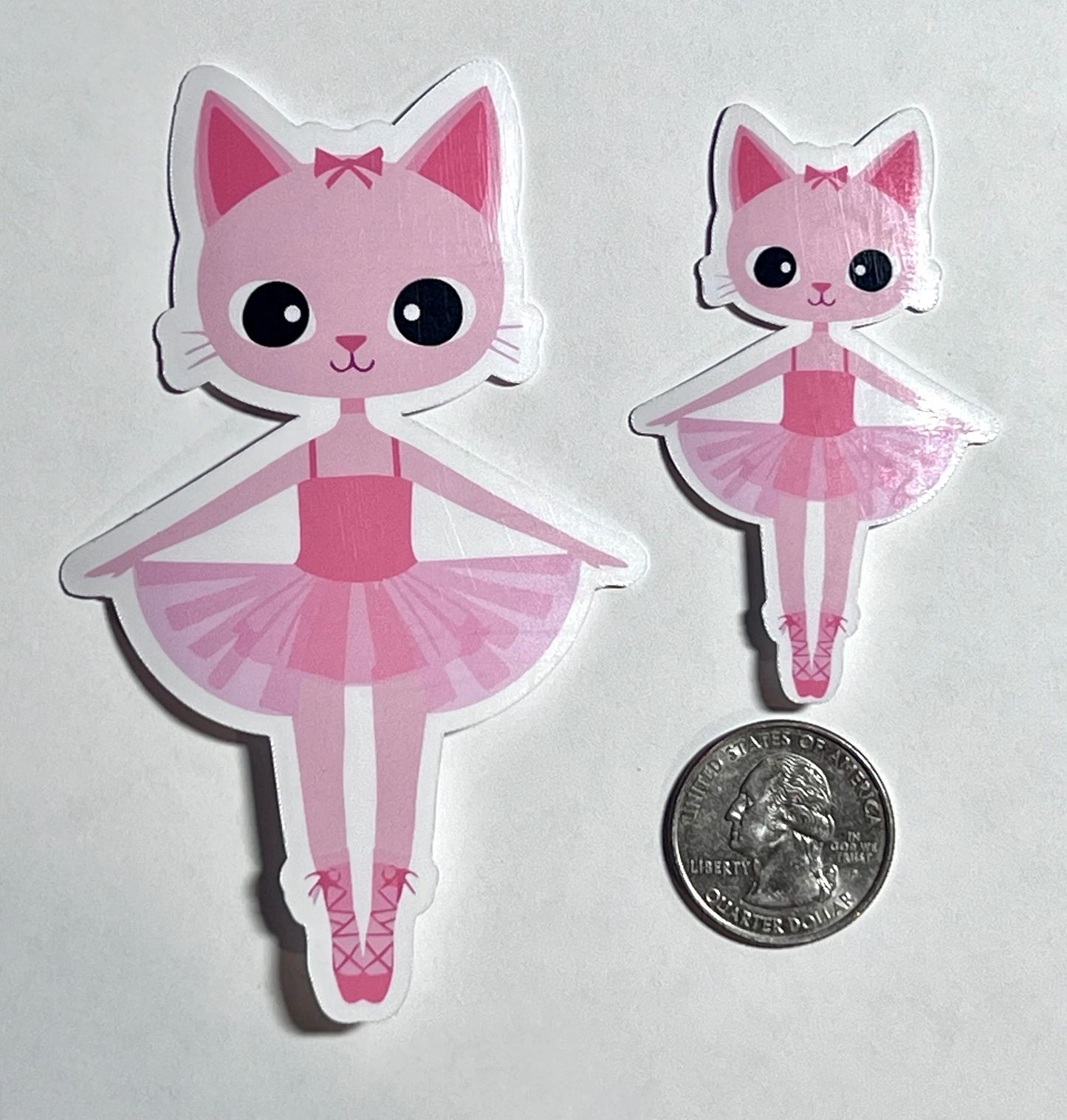 Ballet Cat 2 Sticker | Cute Ballerina Kitty Sticker