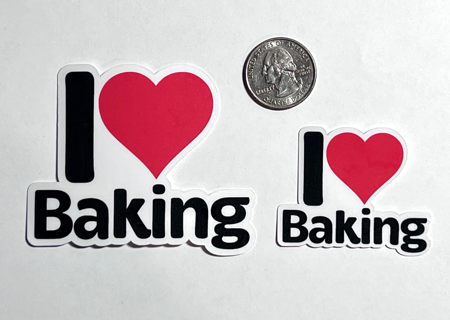 I love Baking Sticker | I Heart Baking Vinyl Decal