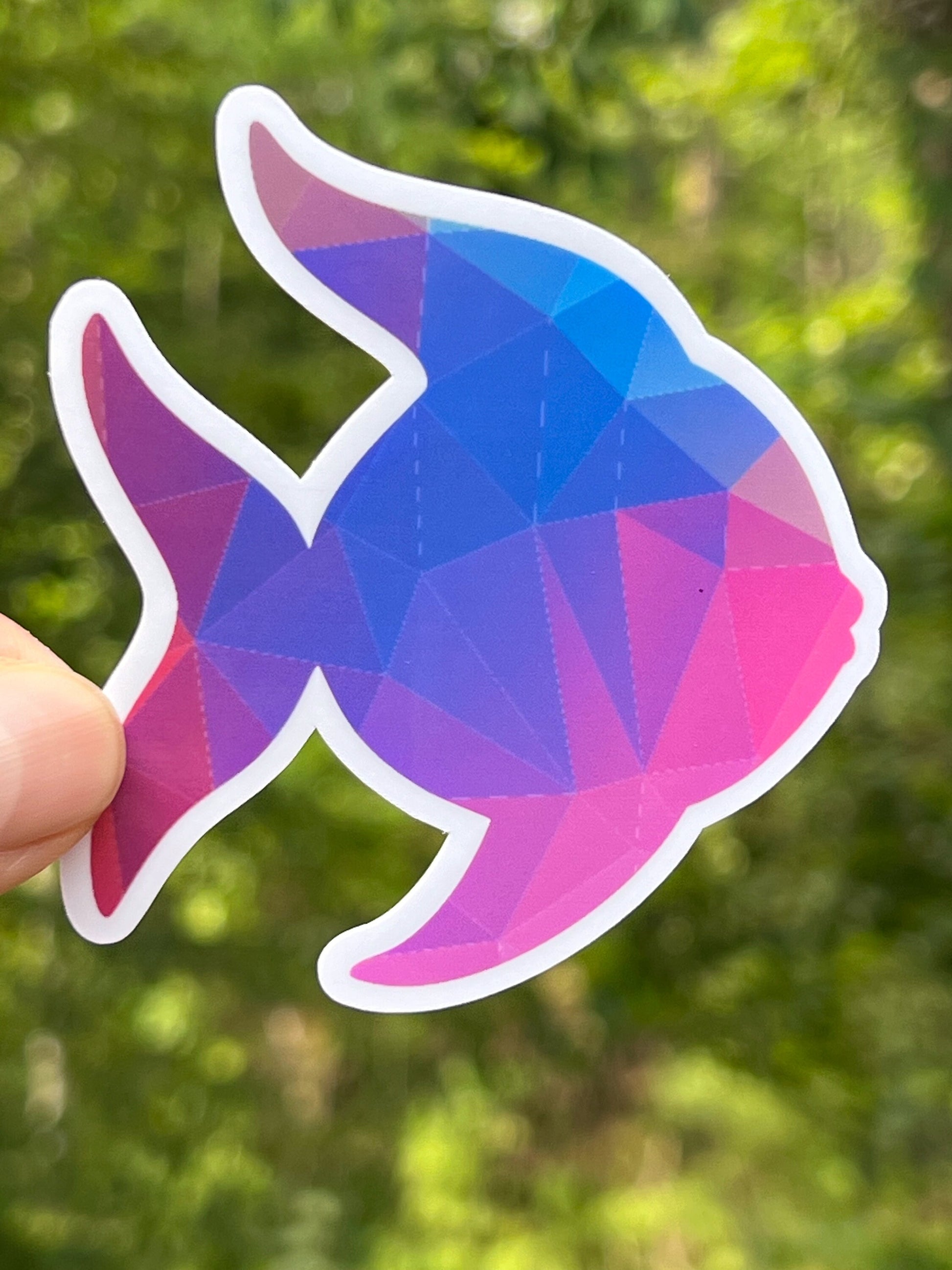 Blue/Purple Sea Animals Vinyl Stickers: Ocean Life Vinyl Sticker image 5