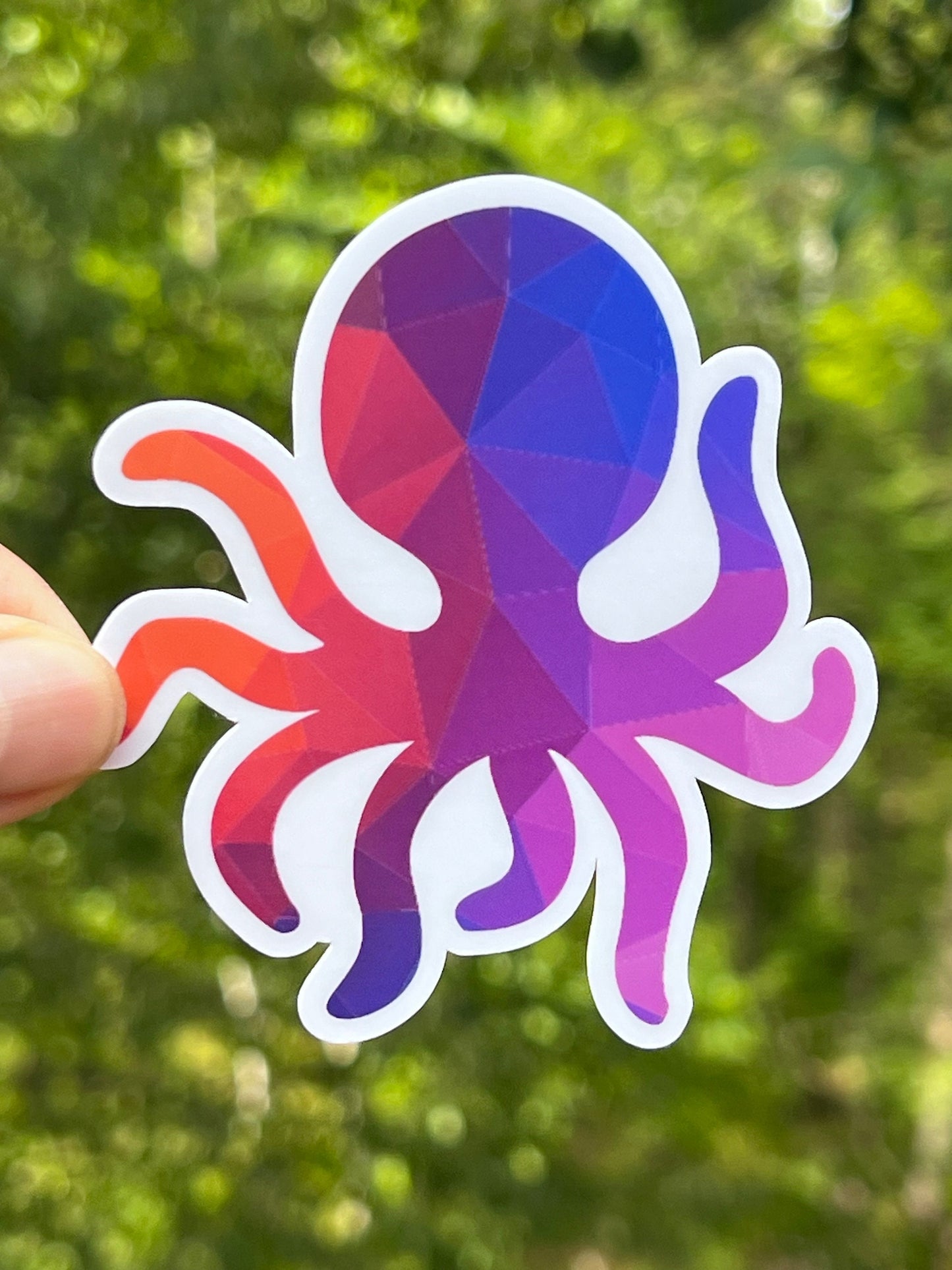 Blue/Purple Sea Animals Vinyl Stickers: Ocean Life Vinyl Sticker image 6