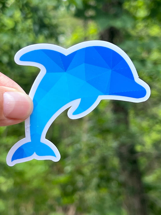 Sea Animals Vinyl Stickers Laminated Blue- Turtle, Fish, Crab, Octopus, Dolphin, Seahorse, Shark, and Whale. Decorate Water Bottles, Laptops