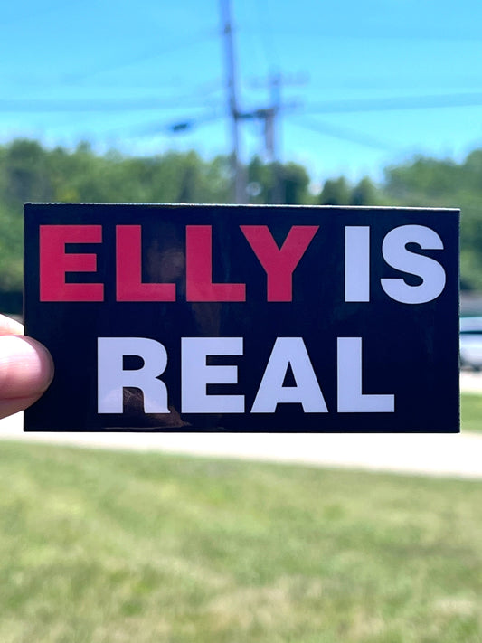 Elly Is Real Laminated Vinyl Sticker | Fans of Elly De La Cruz  Cincinnati Reds | Fastest Man in the World |Run Elly Run | Reds Superstar