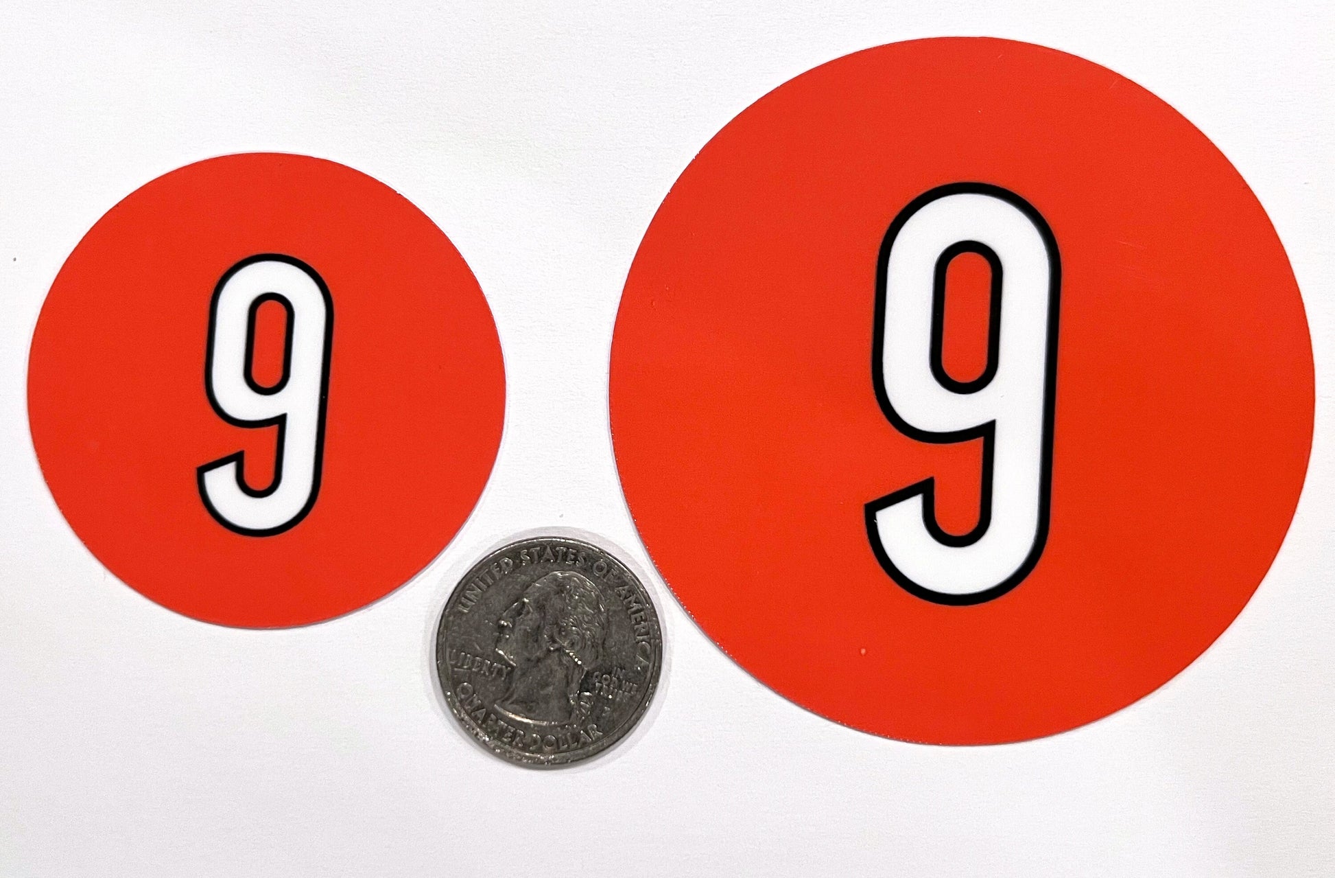 Joe Burrow #9 Cincinnati Orange Jersey Football Vinyl Sticker image 2