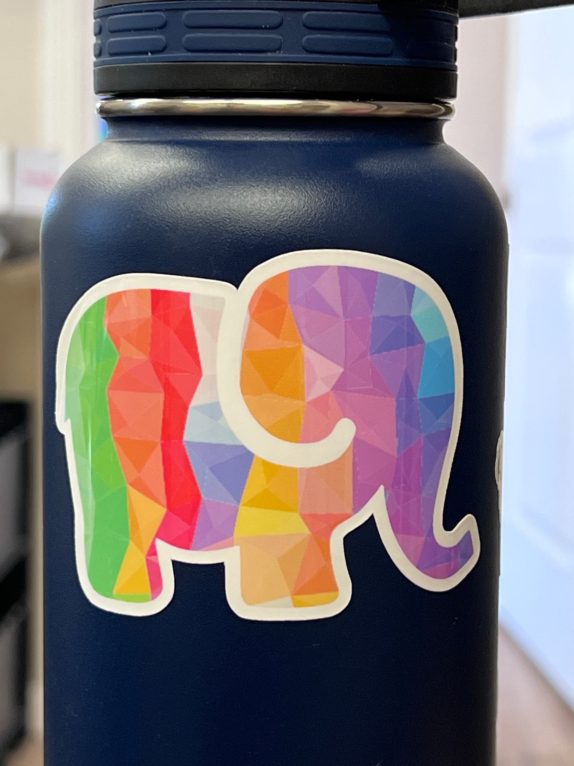 Mosaic Safari Animals Vinyl Sticker image 8