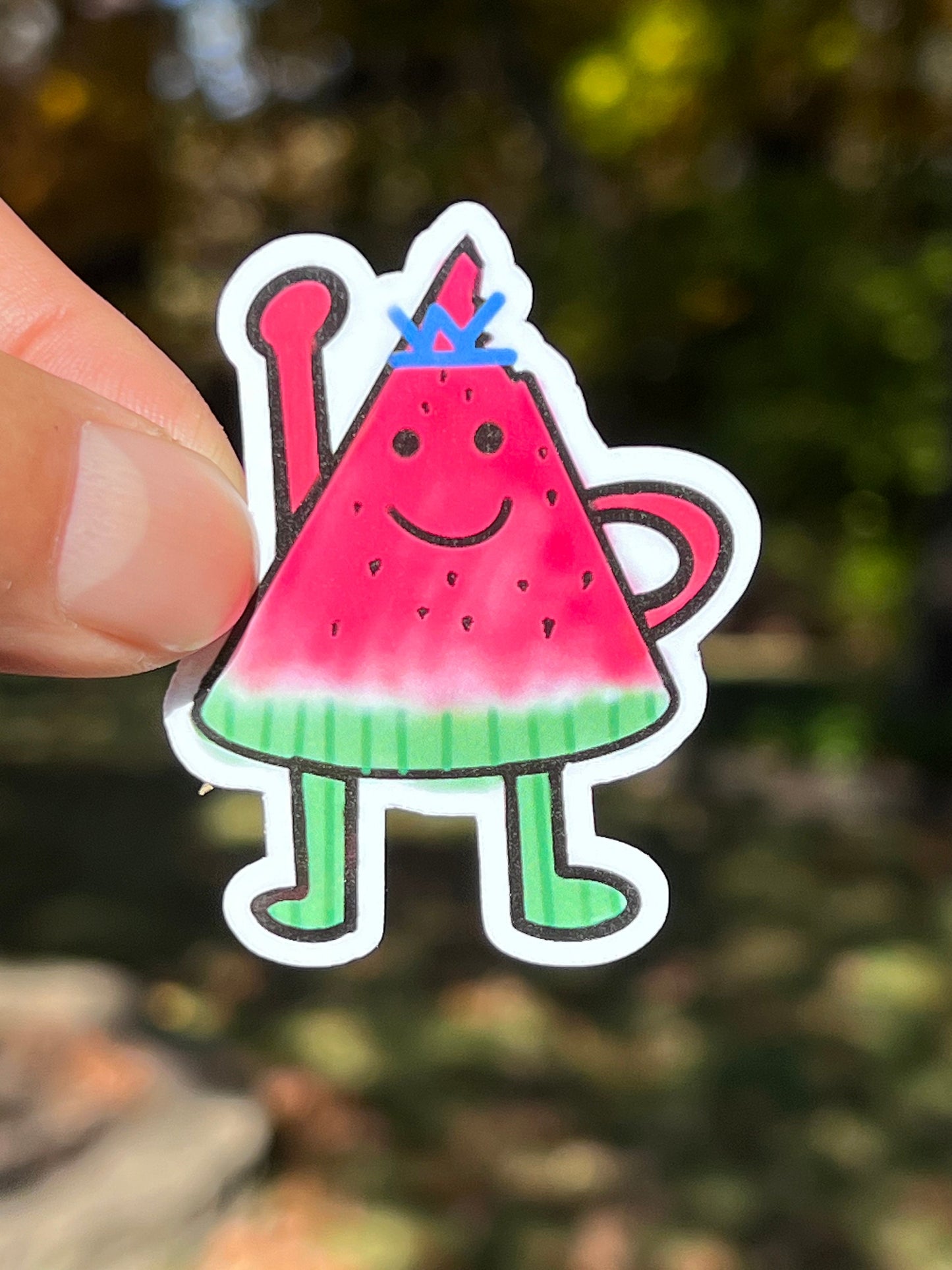 Ms. Princess Watermelon Vinyl Sticker