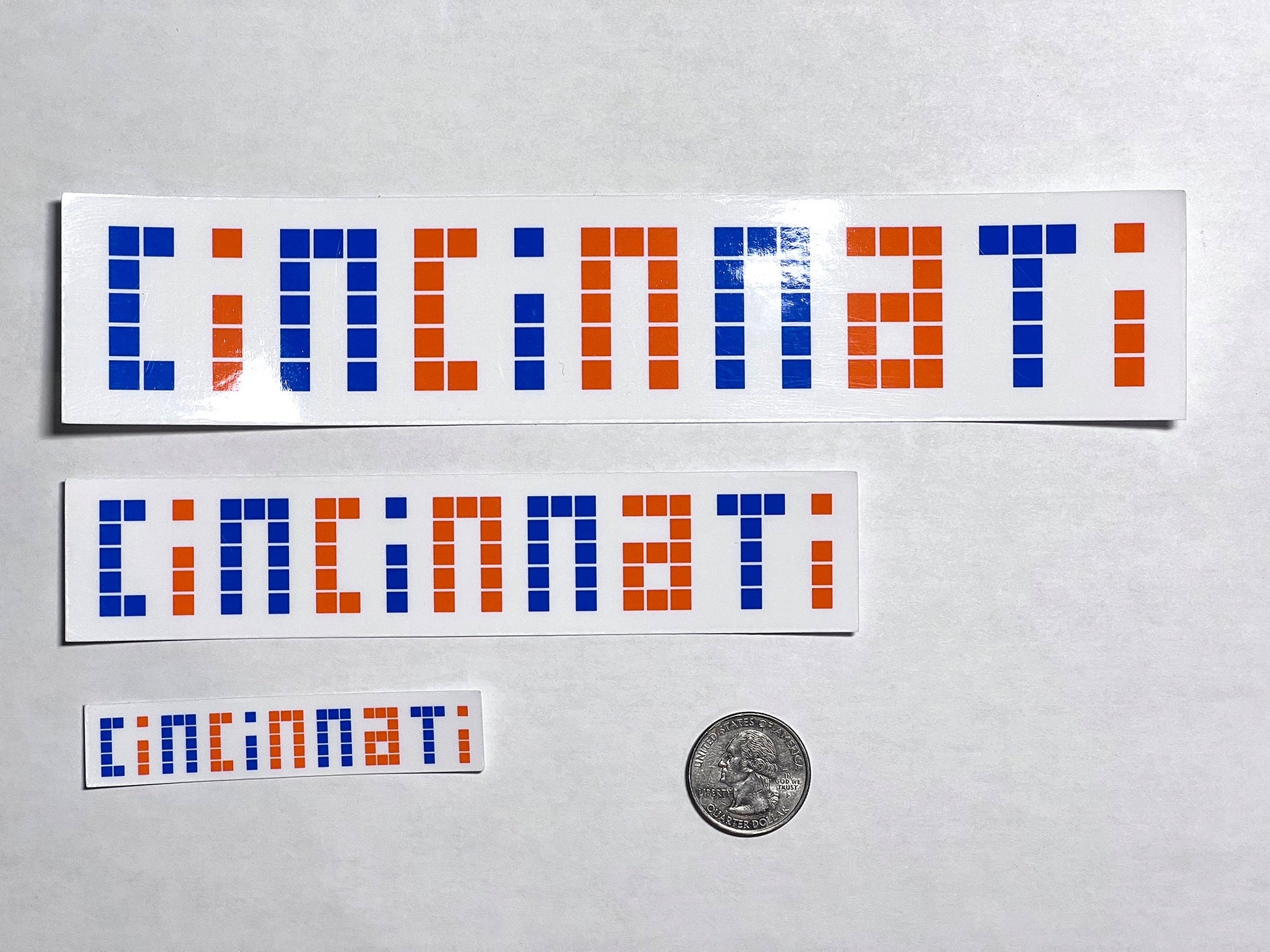 Cincinnati Skyline Vinyl Sticker image 2