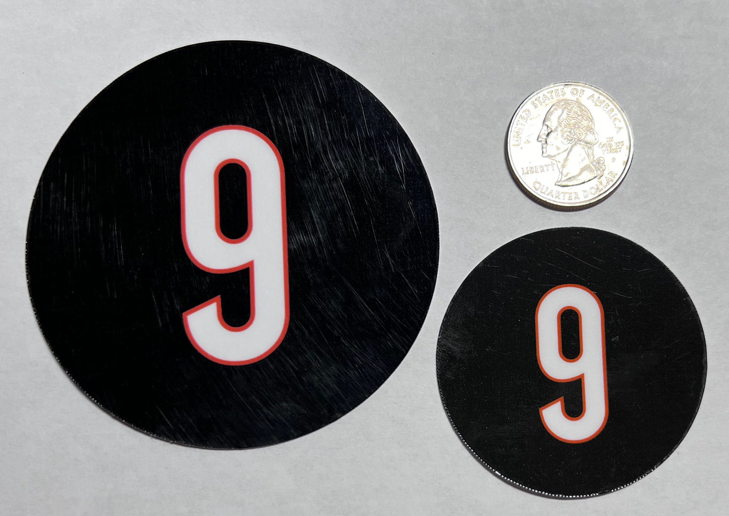 Joe Burrow Cincinnati Football #9 Vinyl Sticker image 2