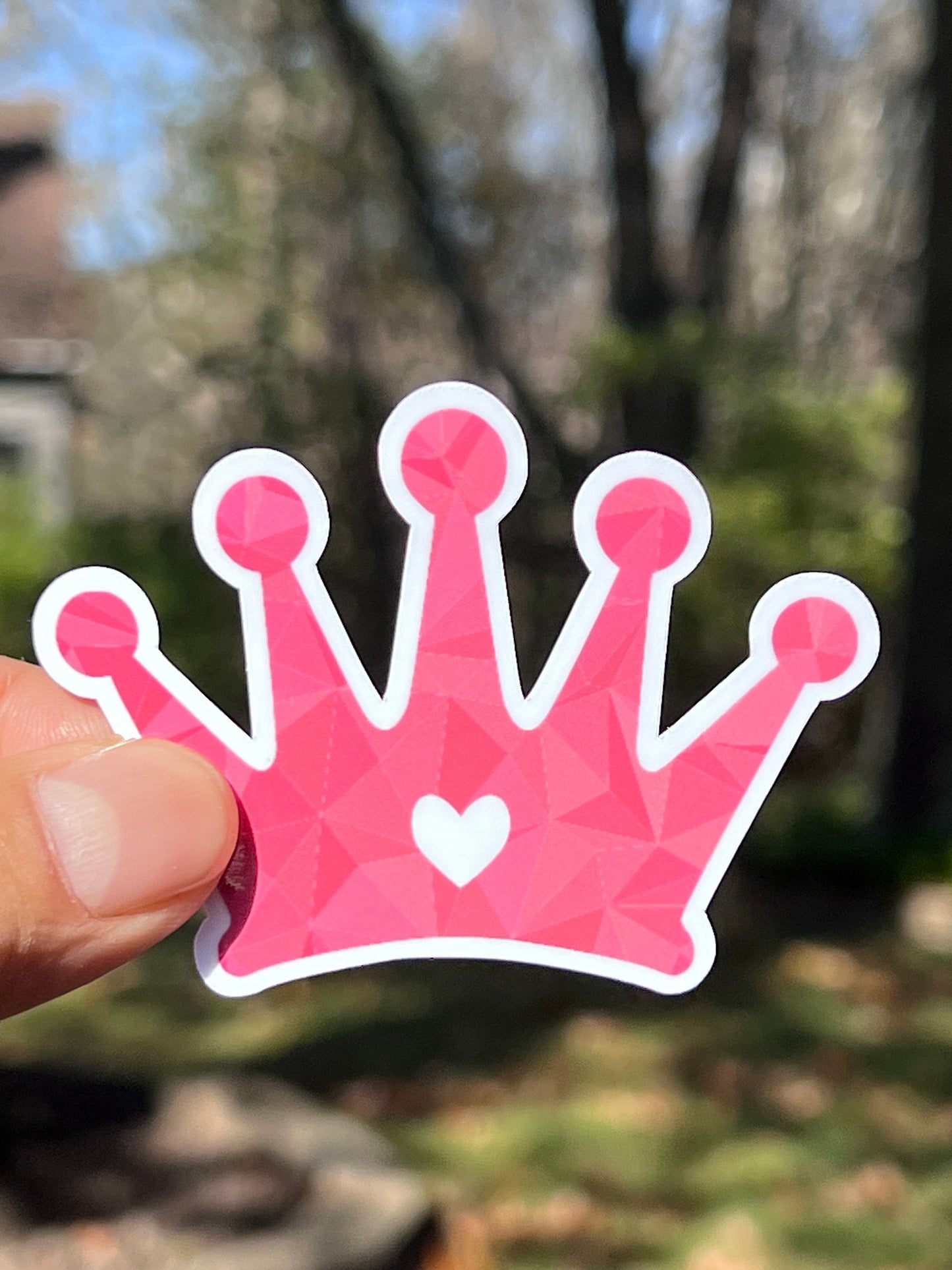 Princess Crown Vinyl Sticker image 3
