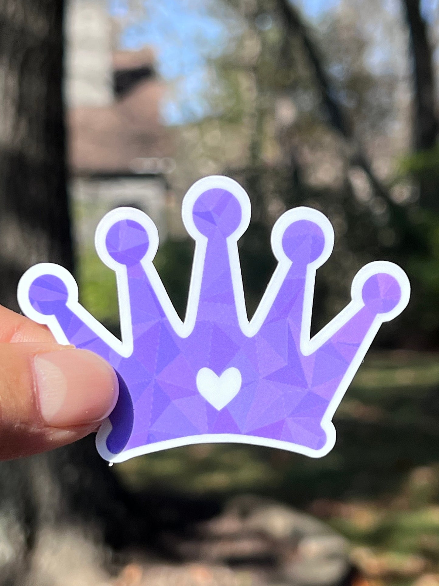 Princess Crown Vinyl Sticker image 2