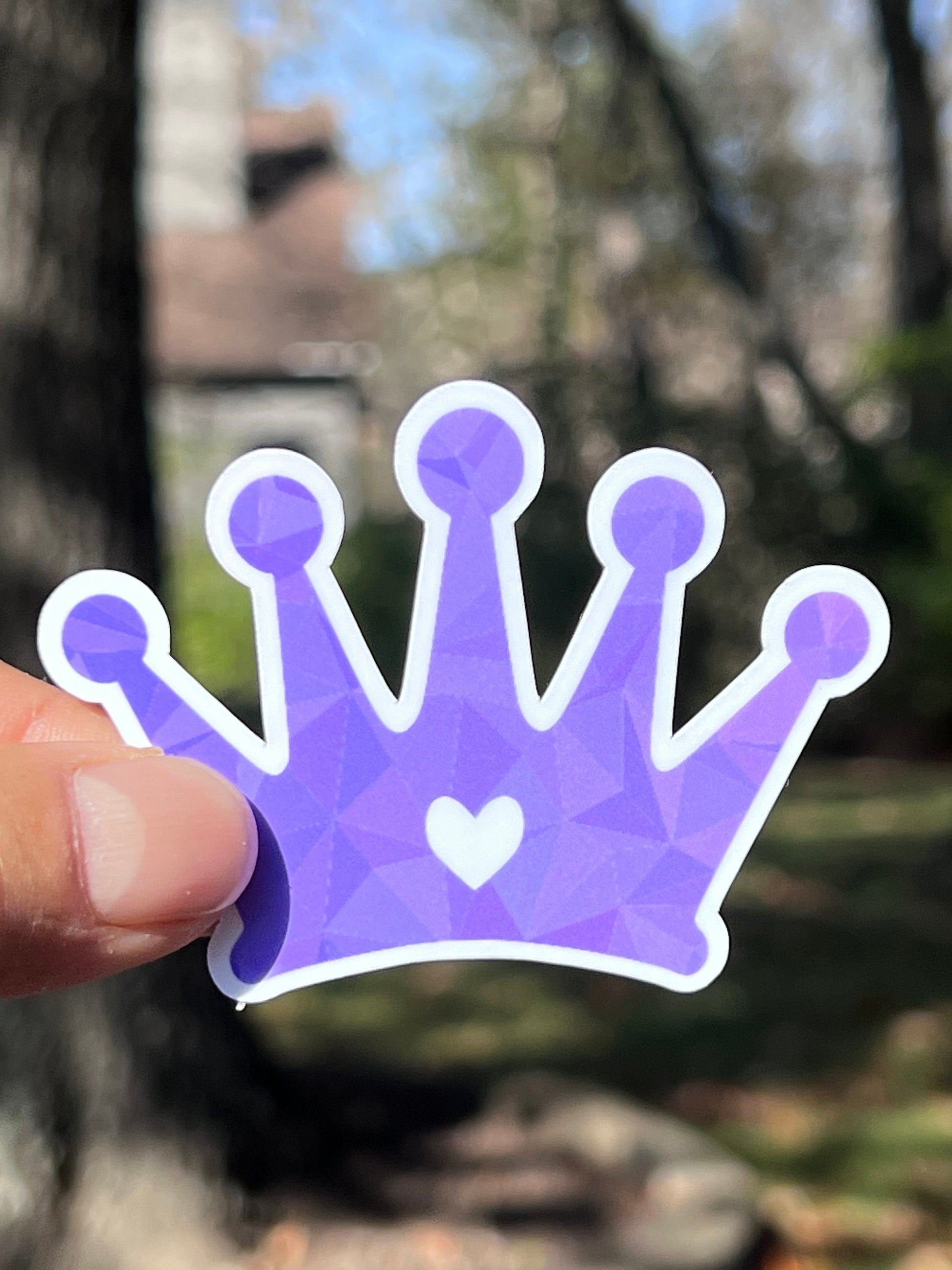 Princess Crown Vinyl Sticker image 2