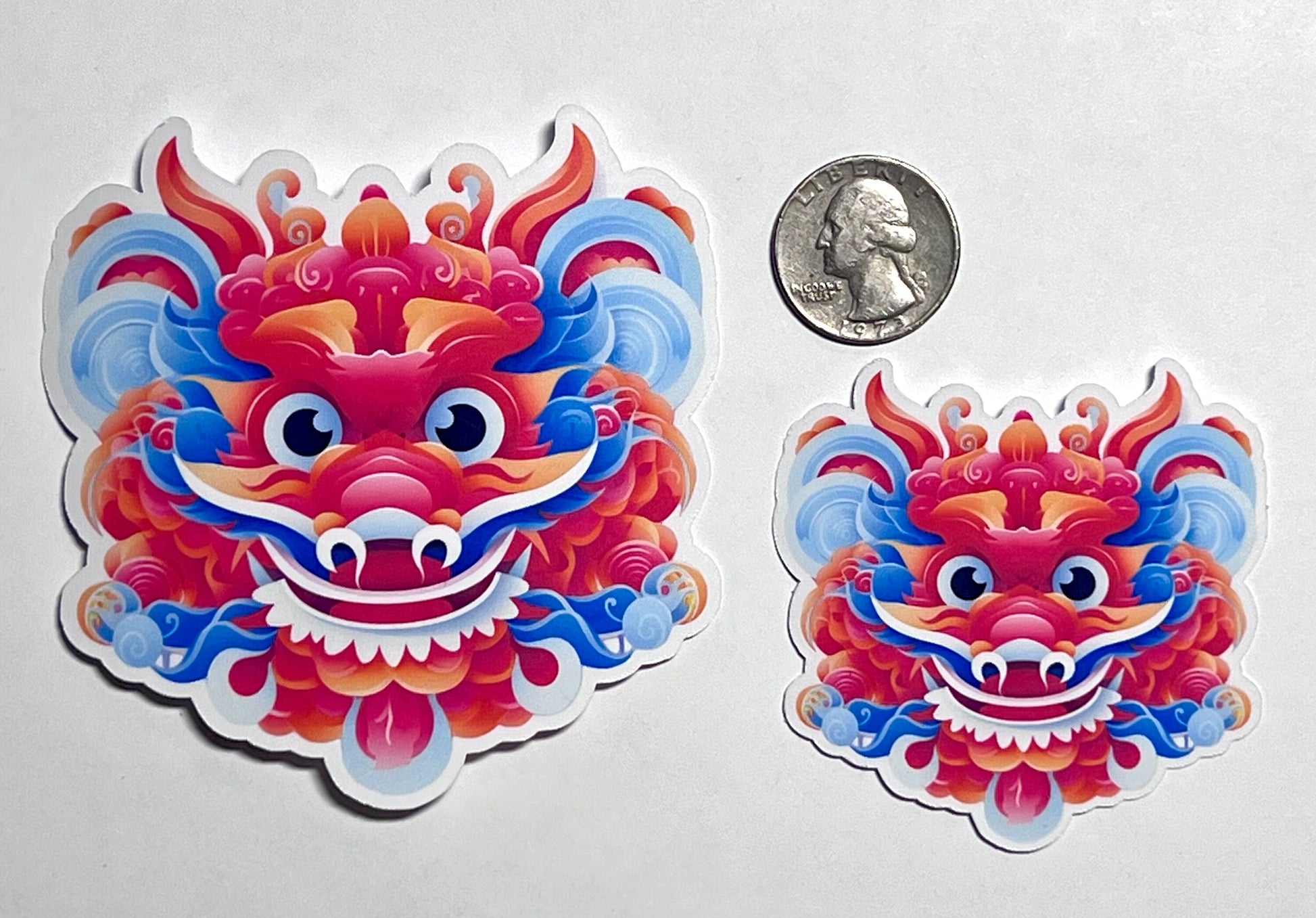 Chinese Dragon Vinyl Sticker image 2