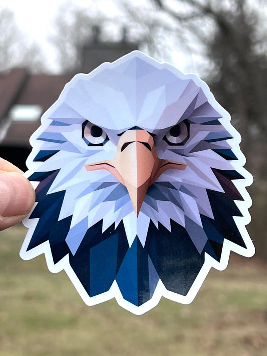 Eagle Sticker | Bald Eagle Head Vinyl Sticker