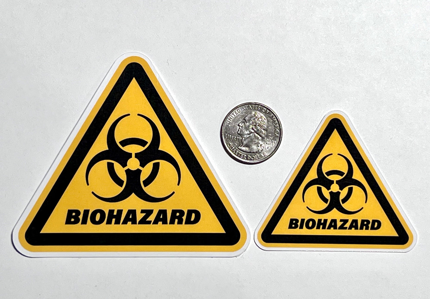 Biohazard Warning Vinyl Sticker image 2
