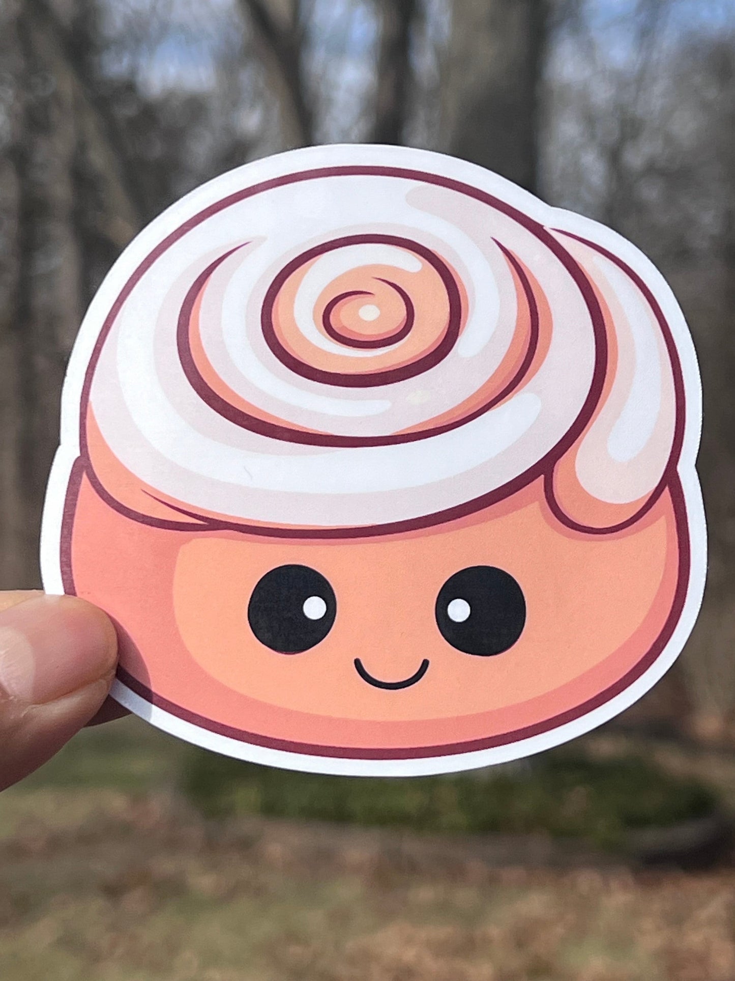 Cinnamon Roll Vinyl Sticker