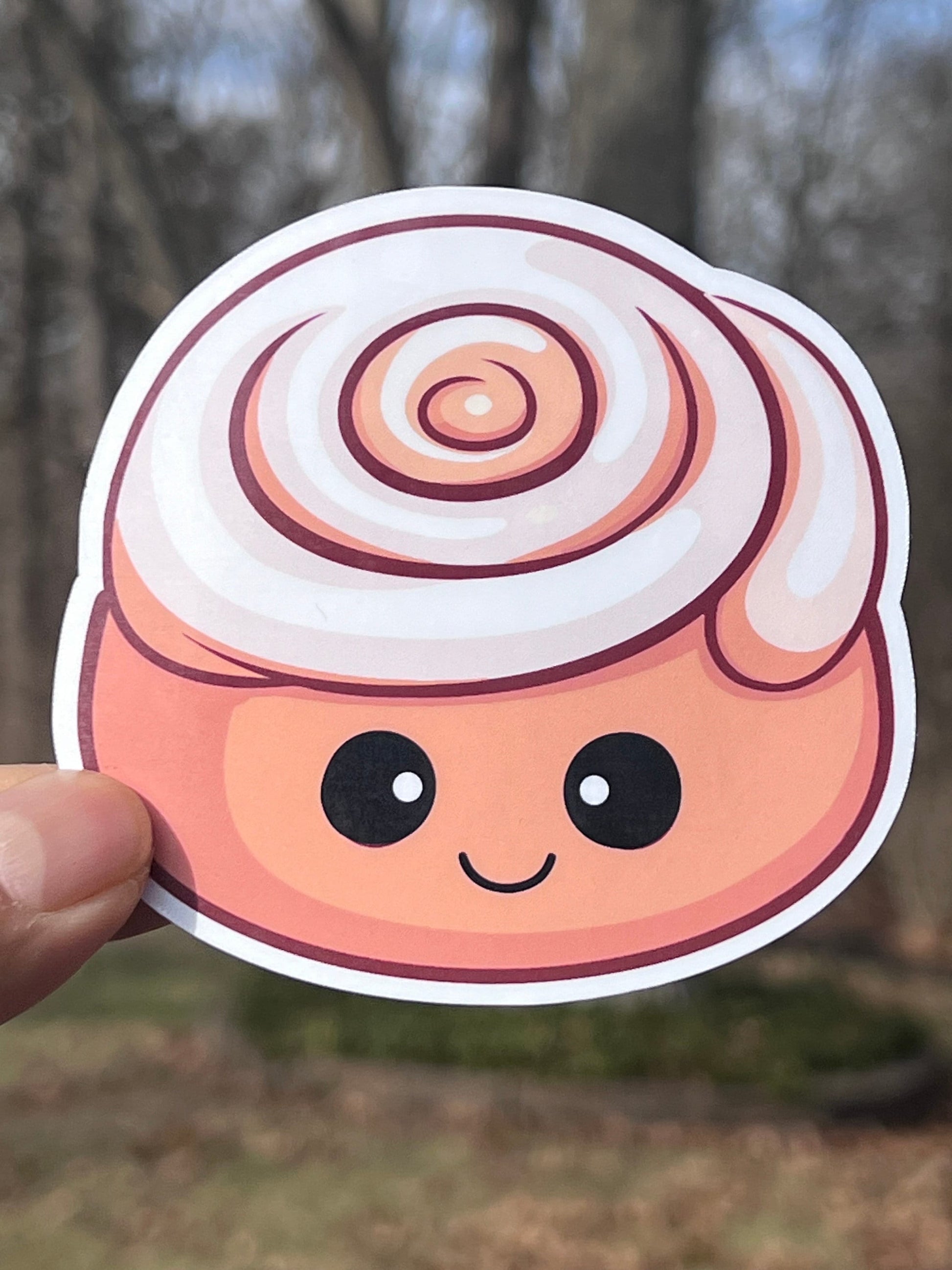 Cinnamon Roll Vinyl Sticker