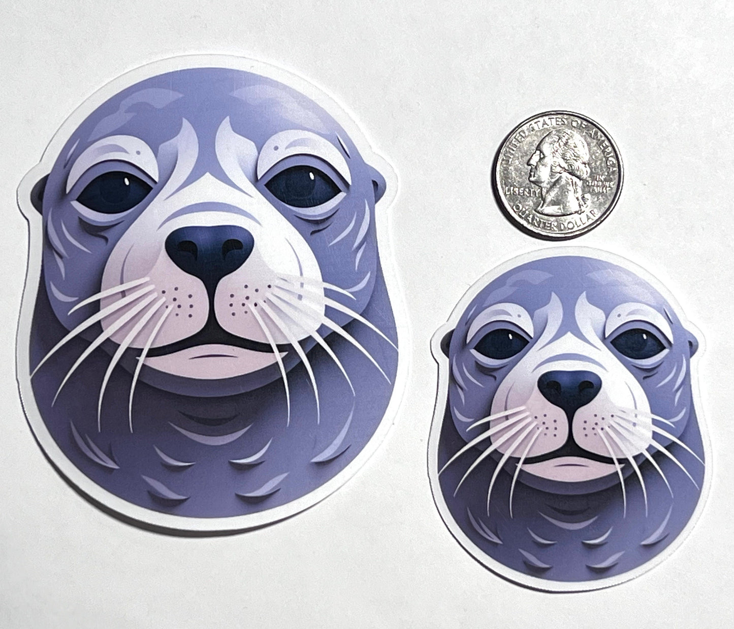 Geometric Seal Vinyl Sticker image 2