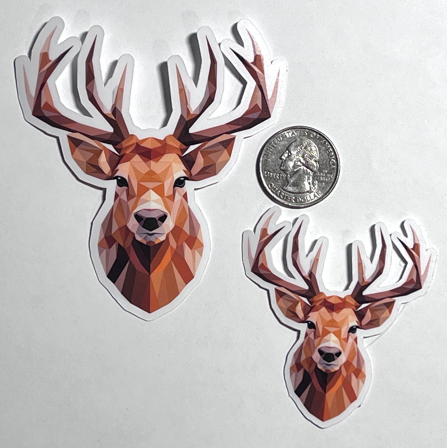 Elk Head Vinyl Sticker image 2