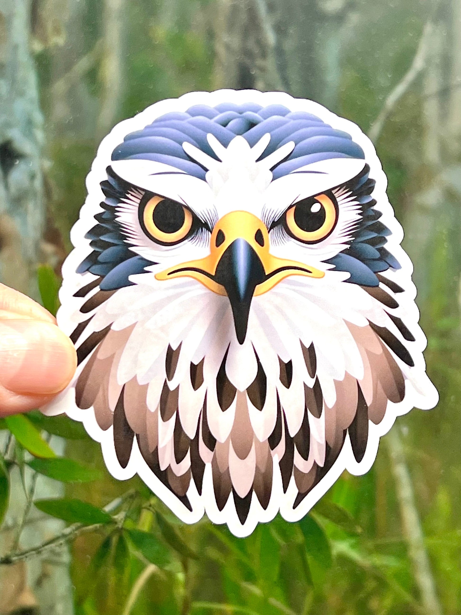 Falcon Head Vinyl Sticker