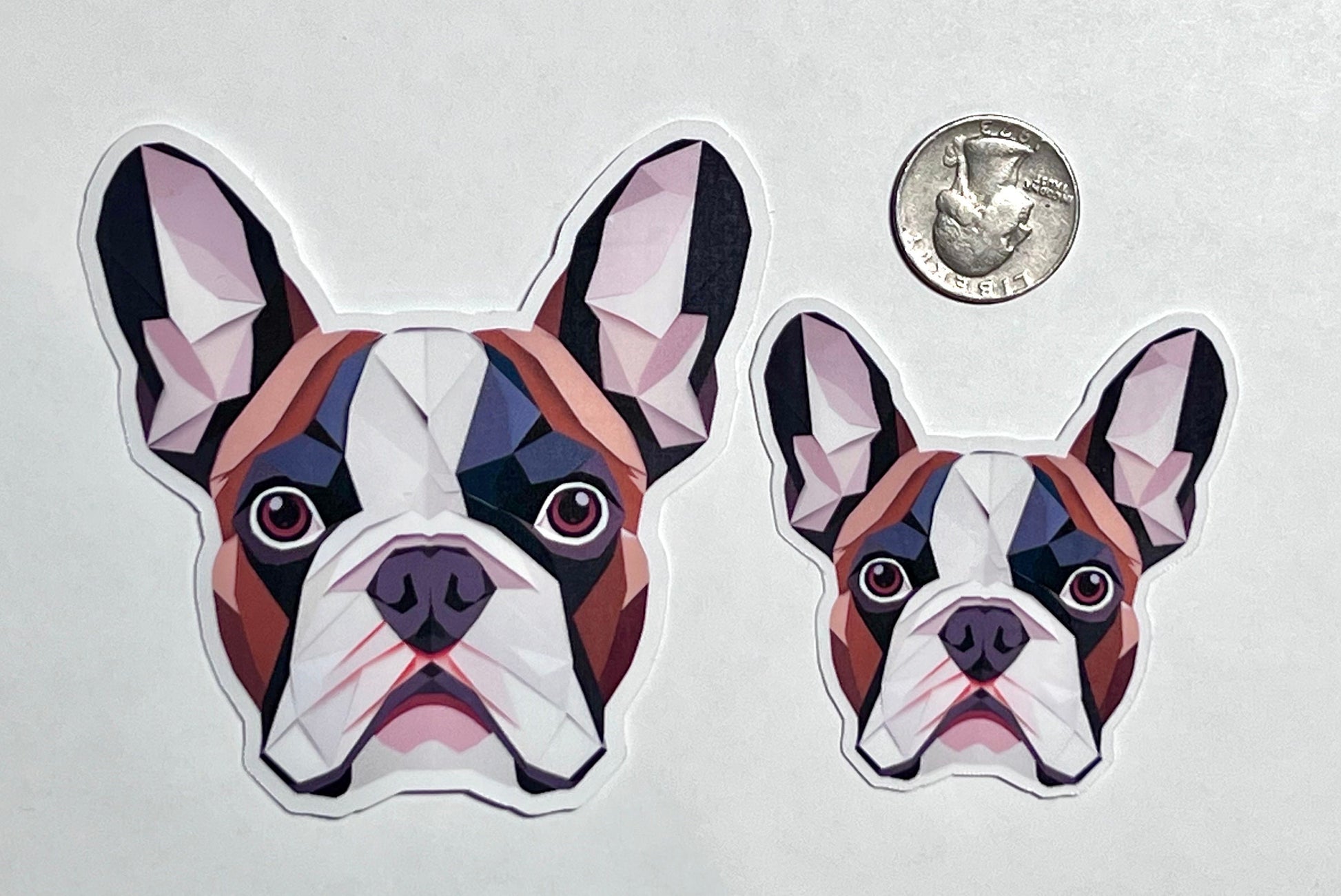 French Bulldog Vinyl Sticker image 2
