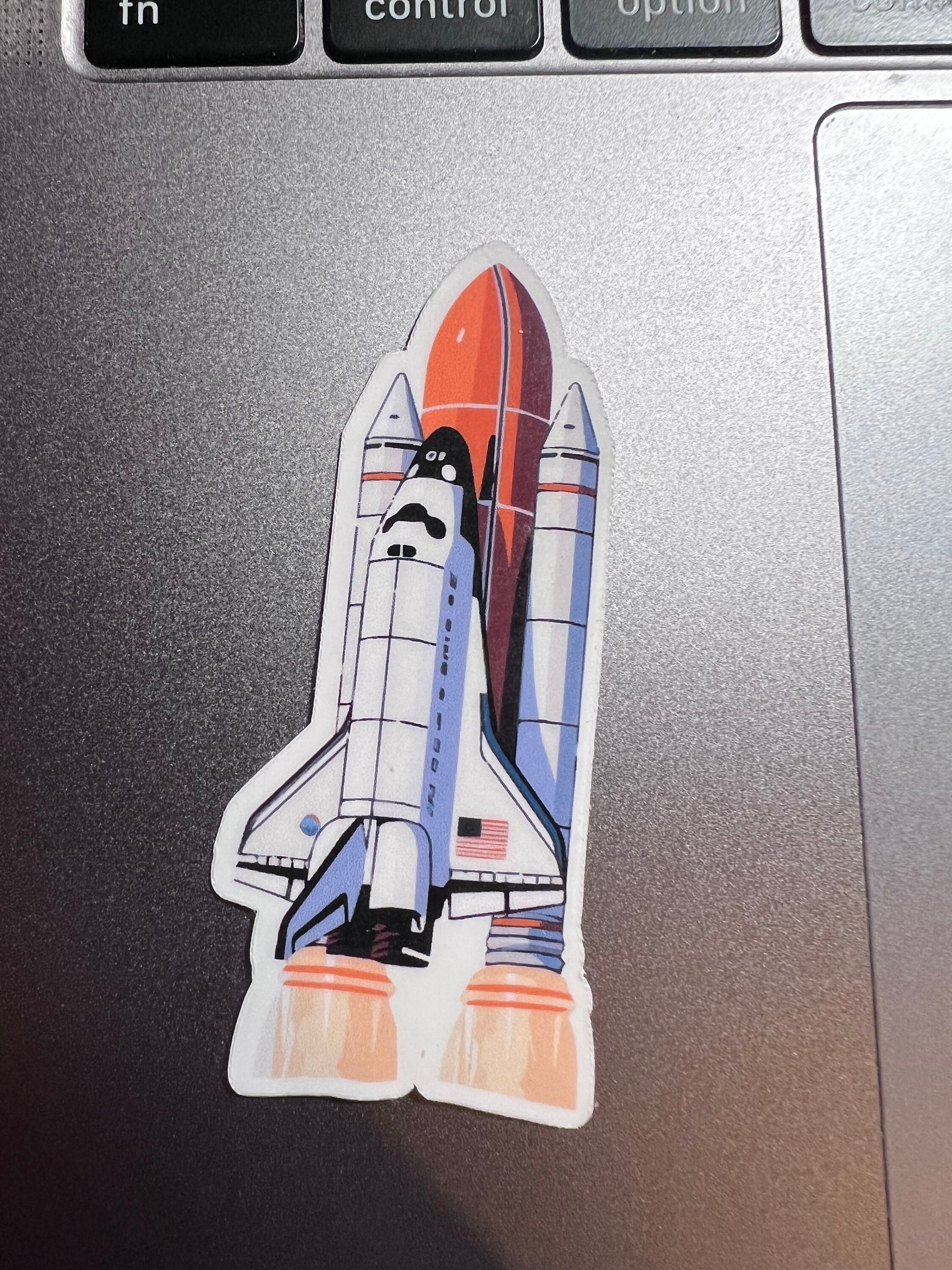 Space Shuttle Vinyl Sticker image 3