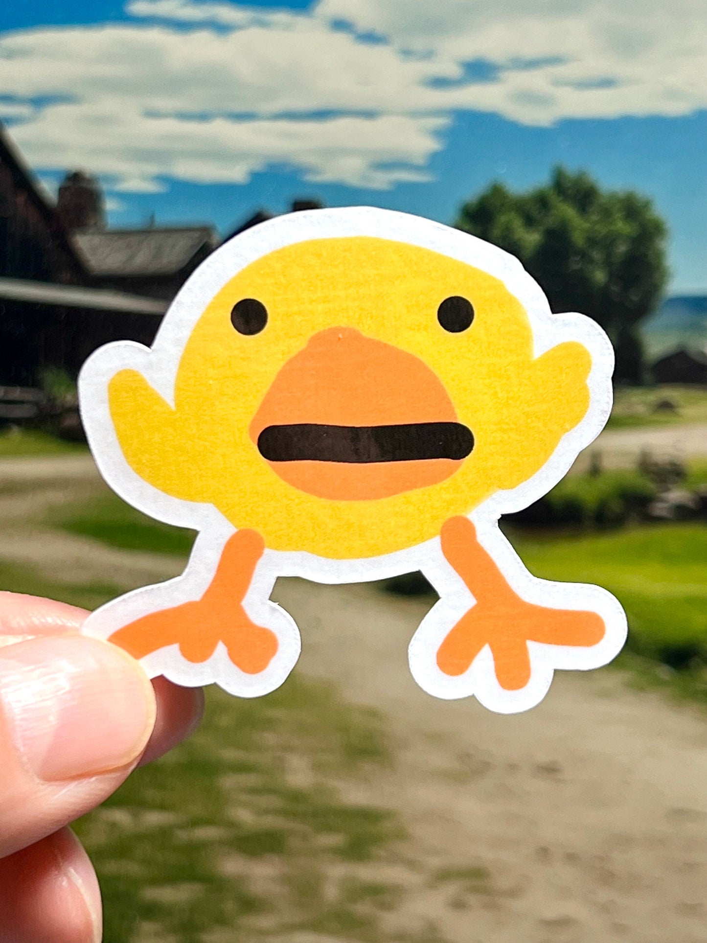 Chicky Baby Chick Vinyl Sticker