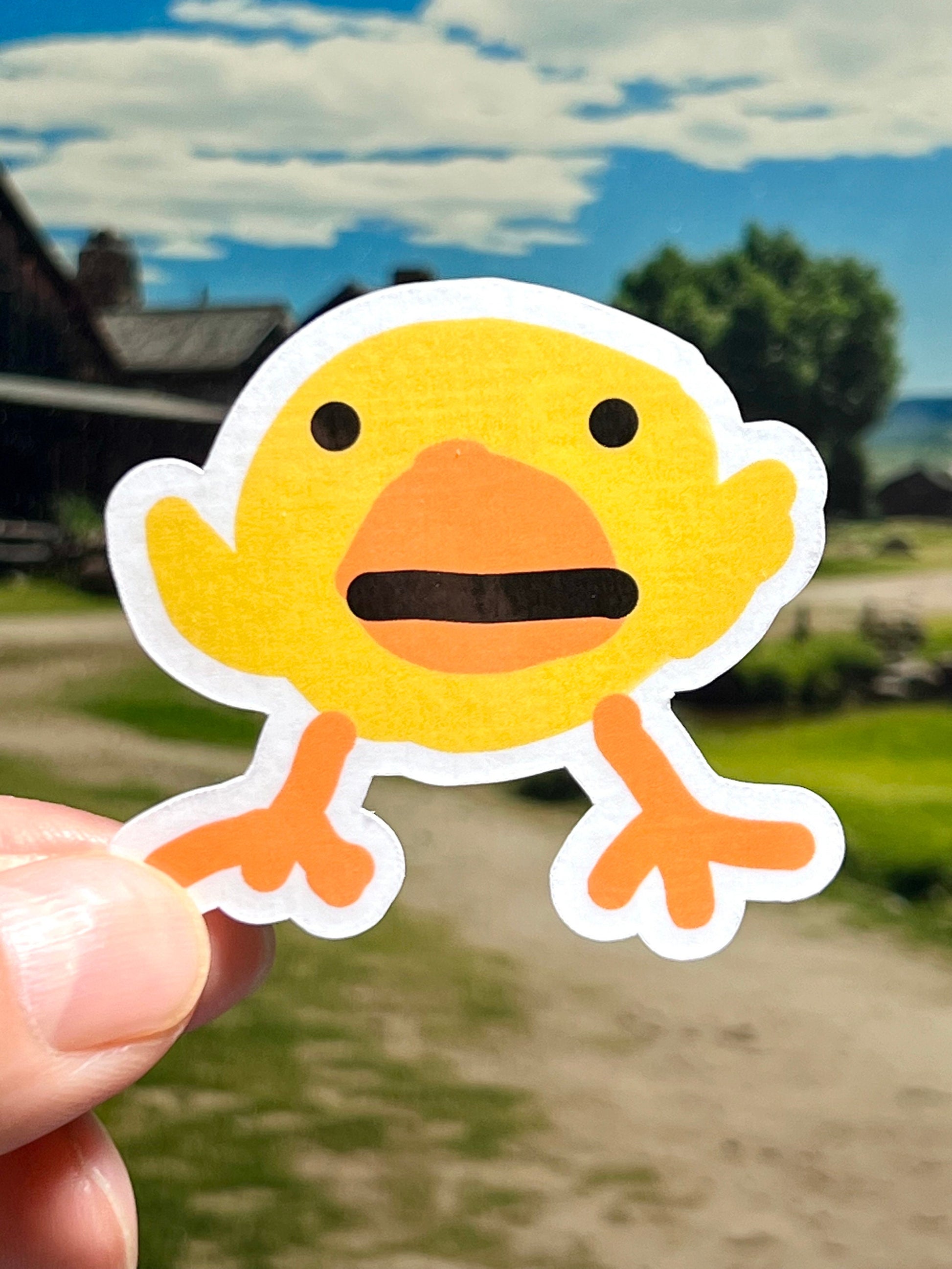 Chicky Baby Chick Vinyl Sticker