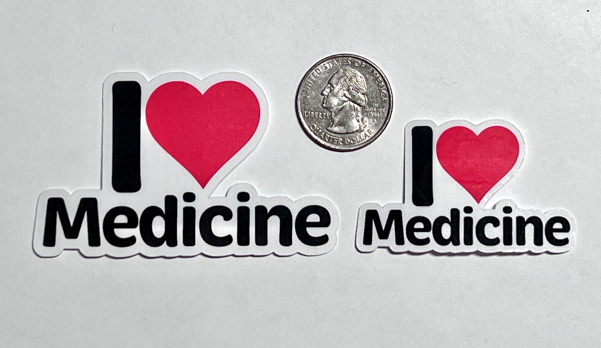 I Heart Medicine Vinyl Sticker image 2