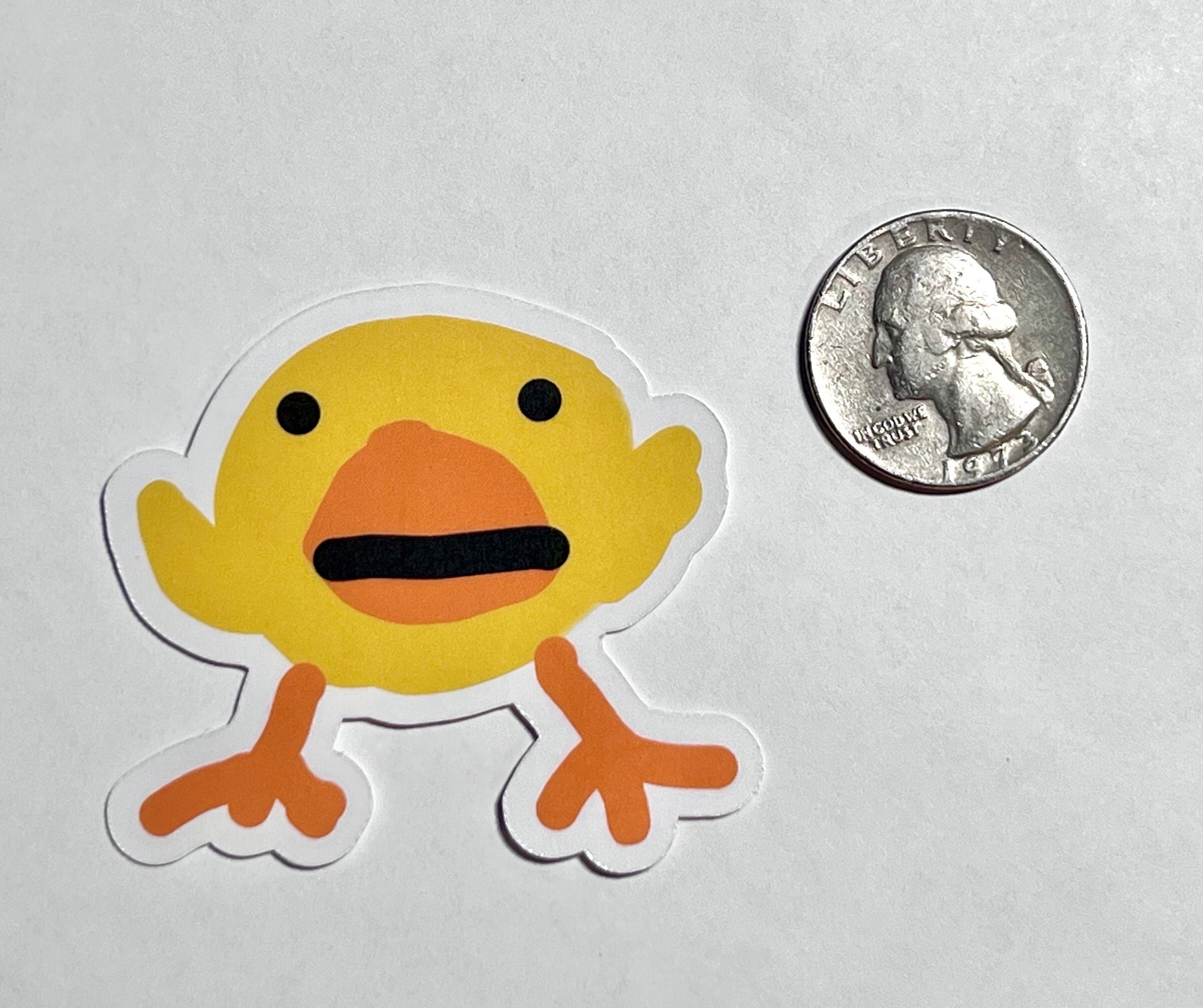 Chicky Baby Chick Vinyl Sticker image 2
