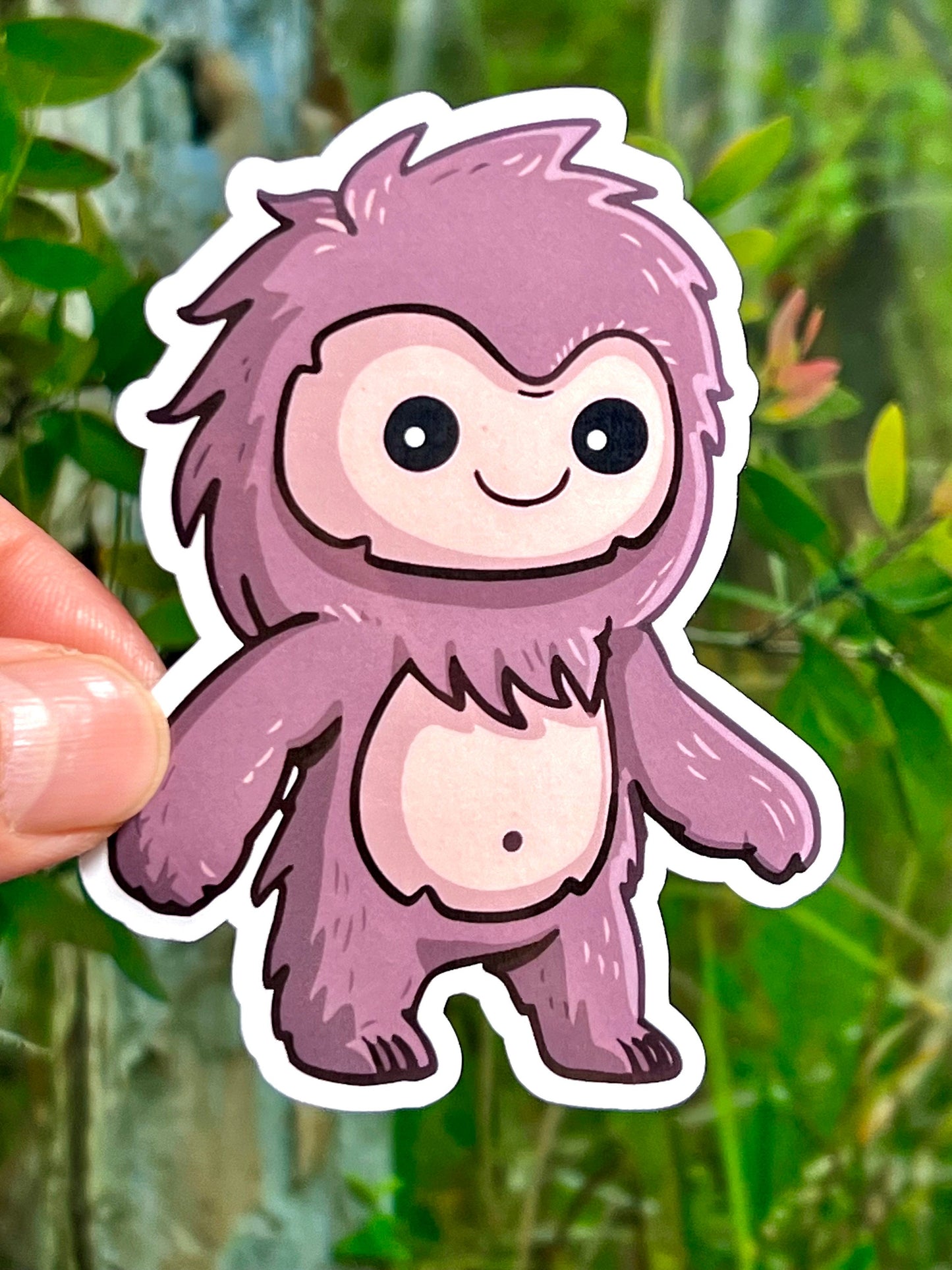 Bigfoot Sticker | Cute Sasquatch Vinyl Sticker