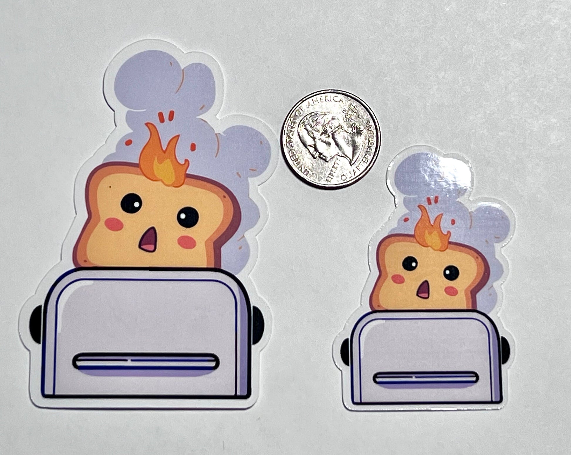 Burnt Toast Vinyl Sticker image 2