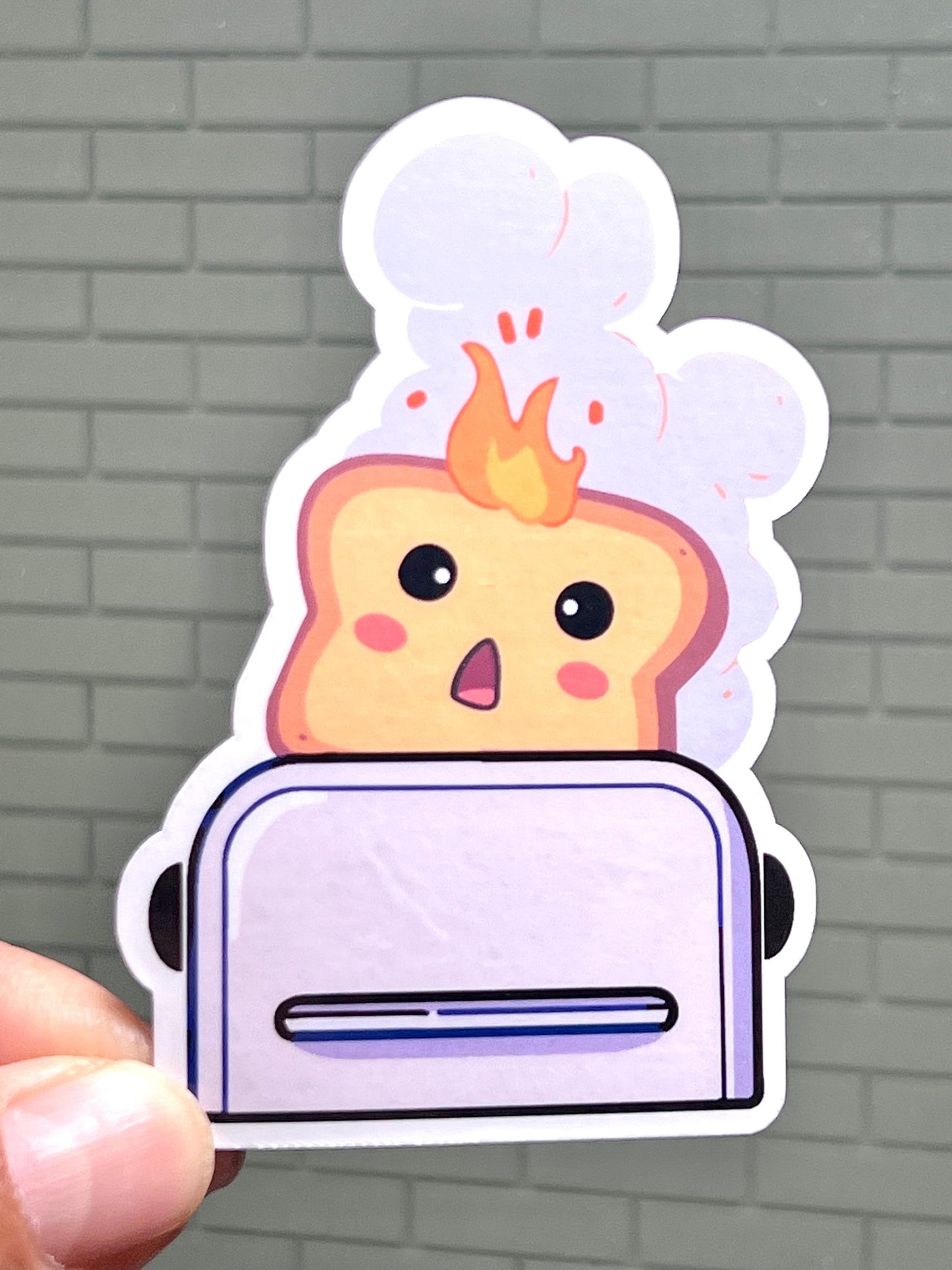 Burnt Toast Vinyl Sticker