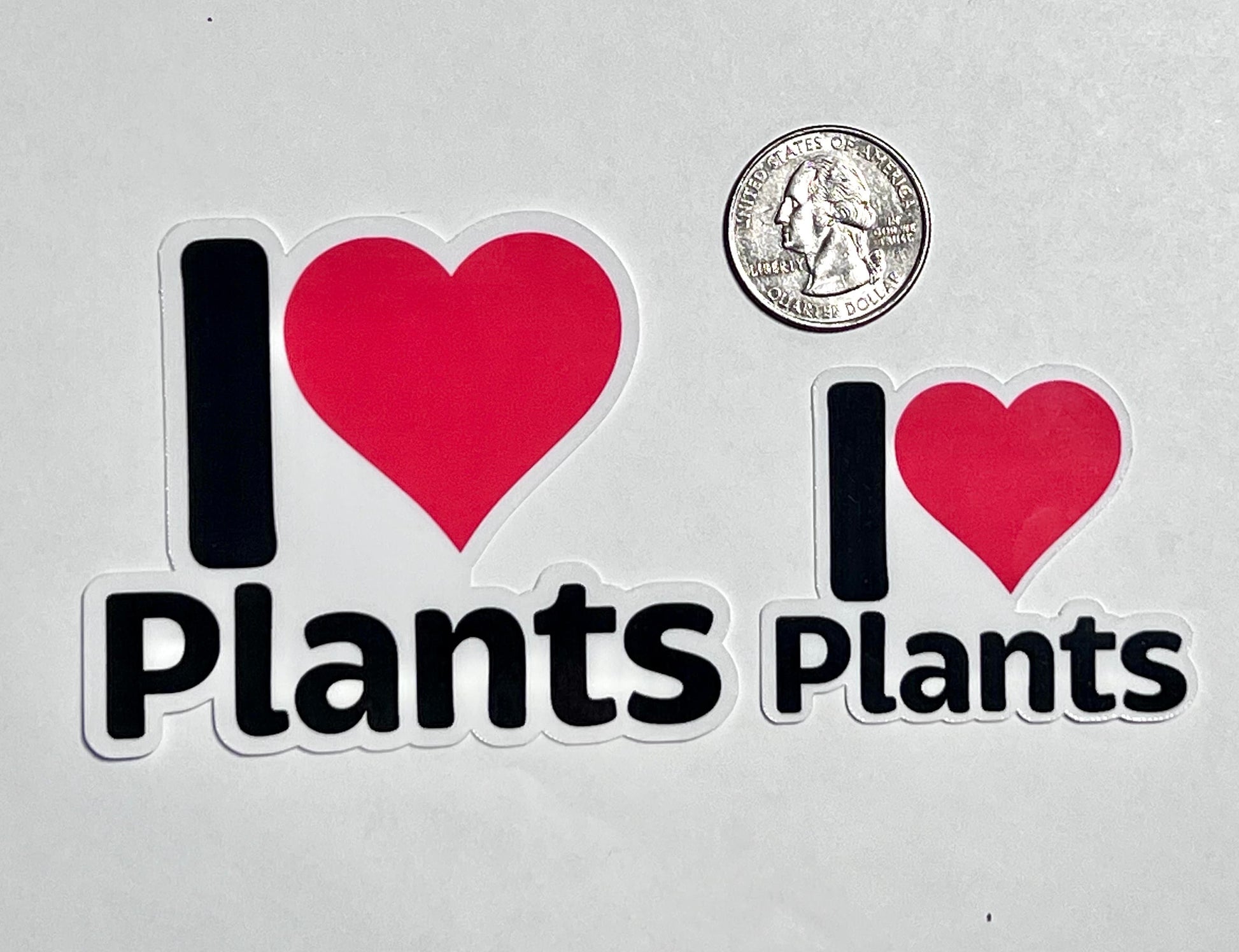 I Heart Plants Vinyl Sticker image 2