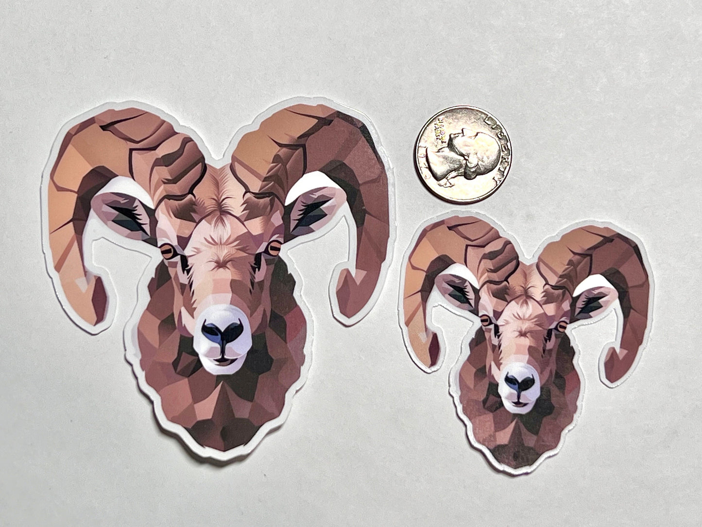 Bighorn Sheep Vinyl Sticker image 2