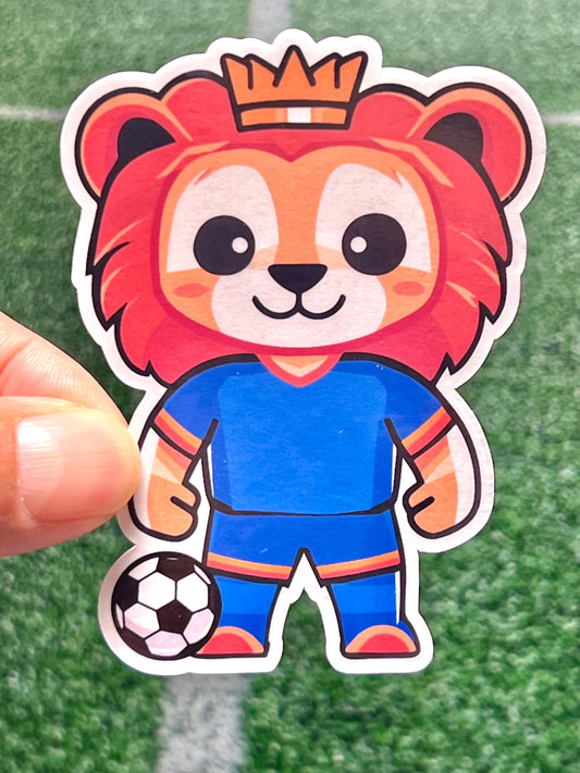 Lion Soccer Sticker | For Fans of FC Cincinnati |