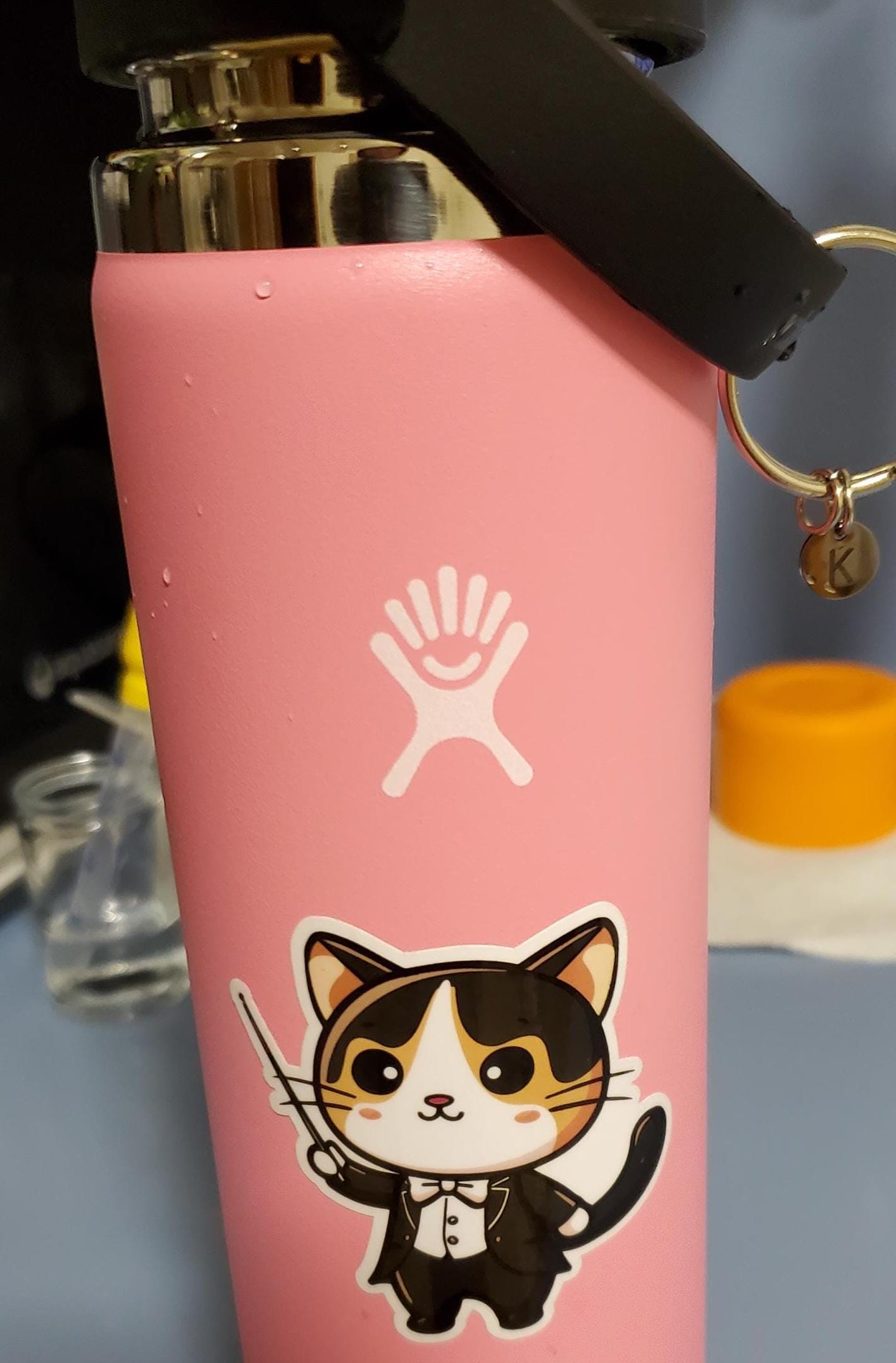 Conductor Cat Vinyl Sticker image 3