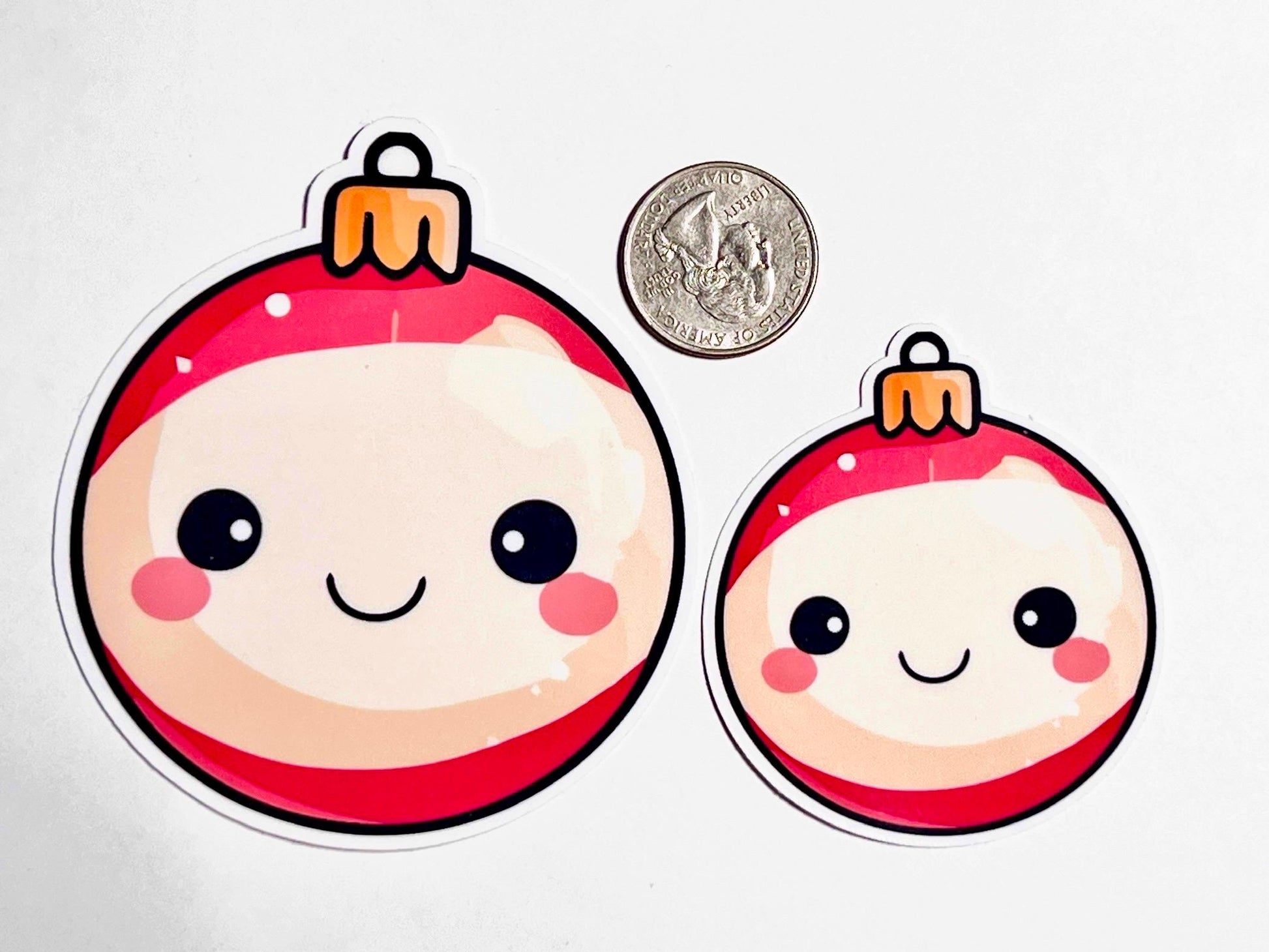 Christmas Ornament Vinyl Sticker image 2