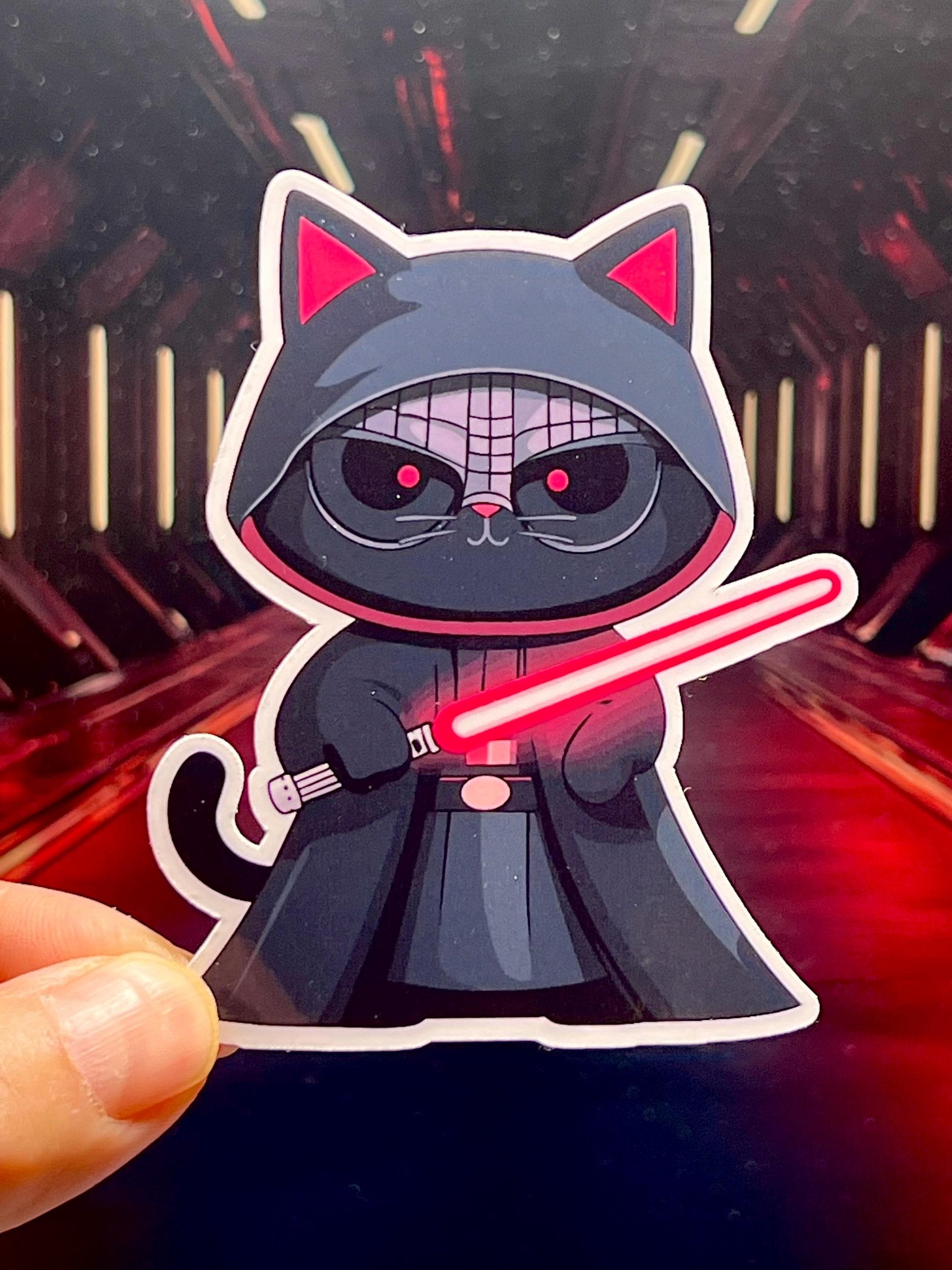 Dark Lord Cat Vinyl Sticker