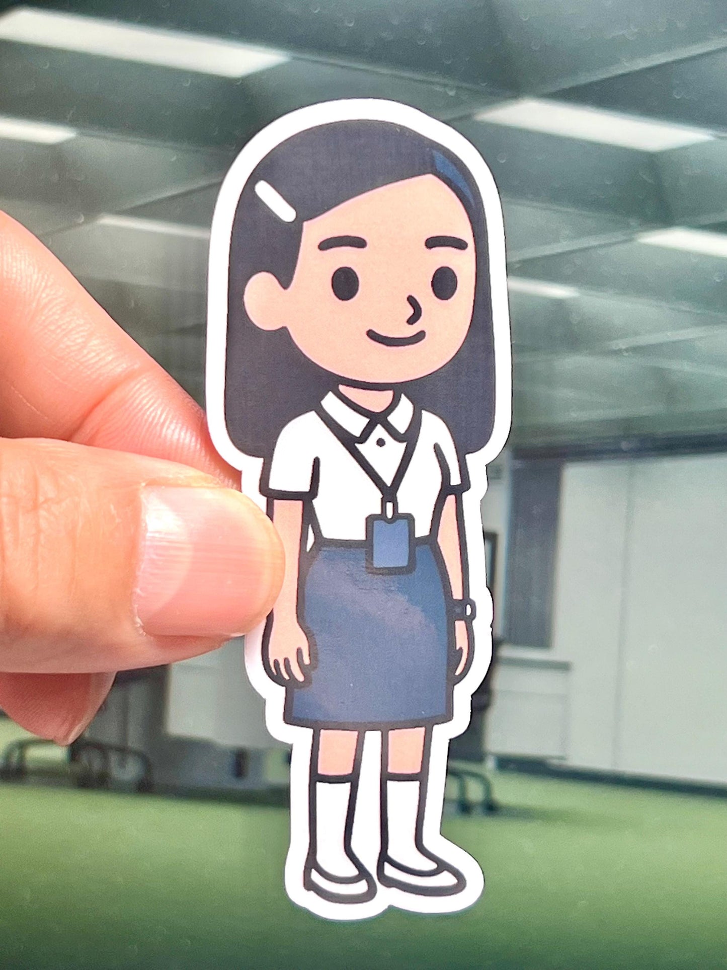 Miss Huang Vinyl Sticker