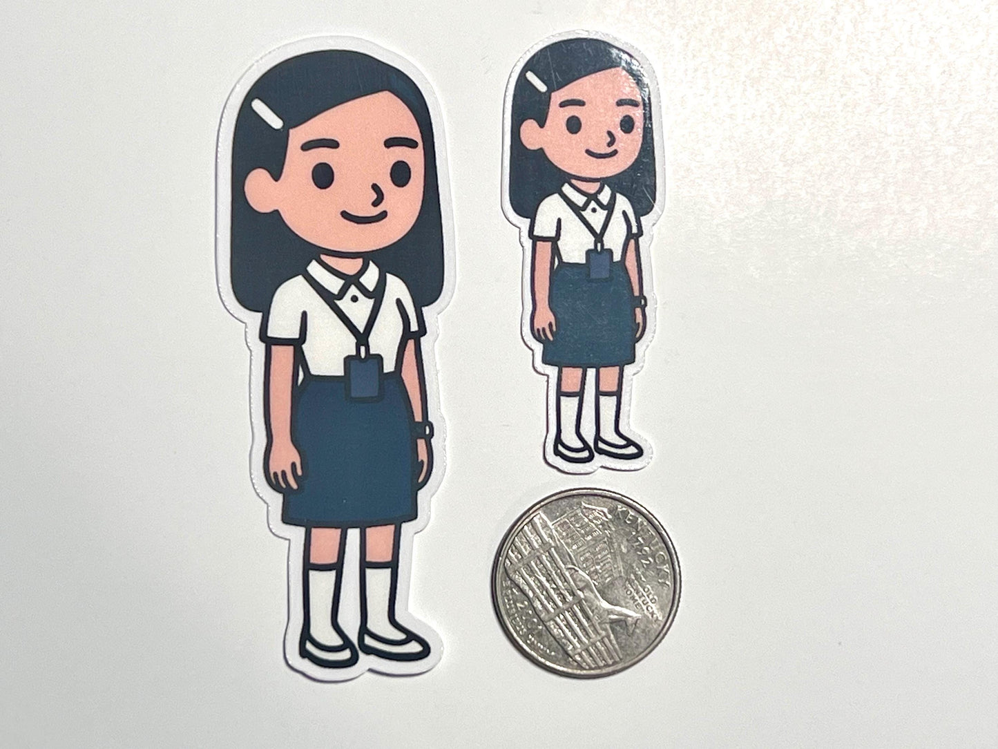 Miss Huang Vinyl Sticker image 2