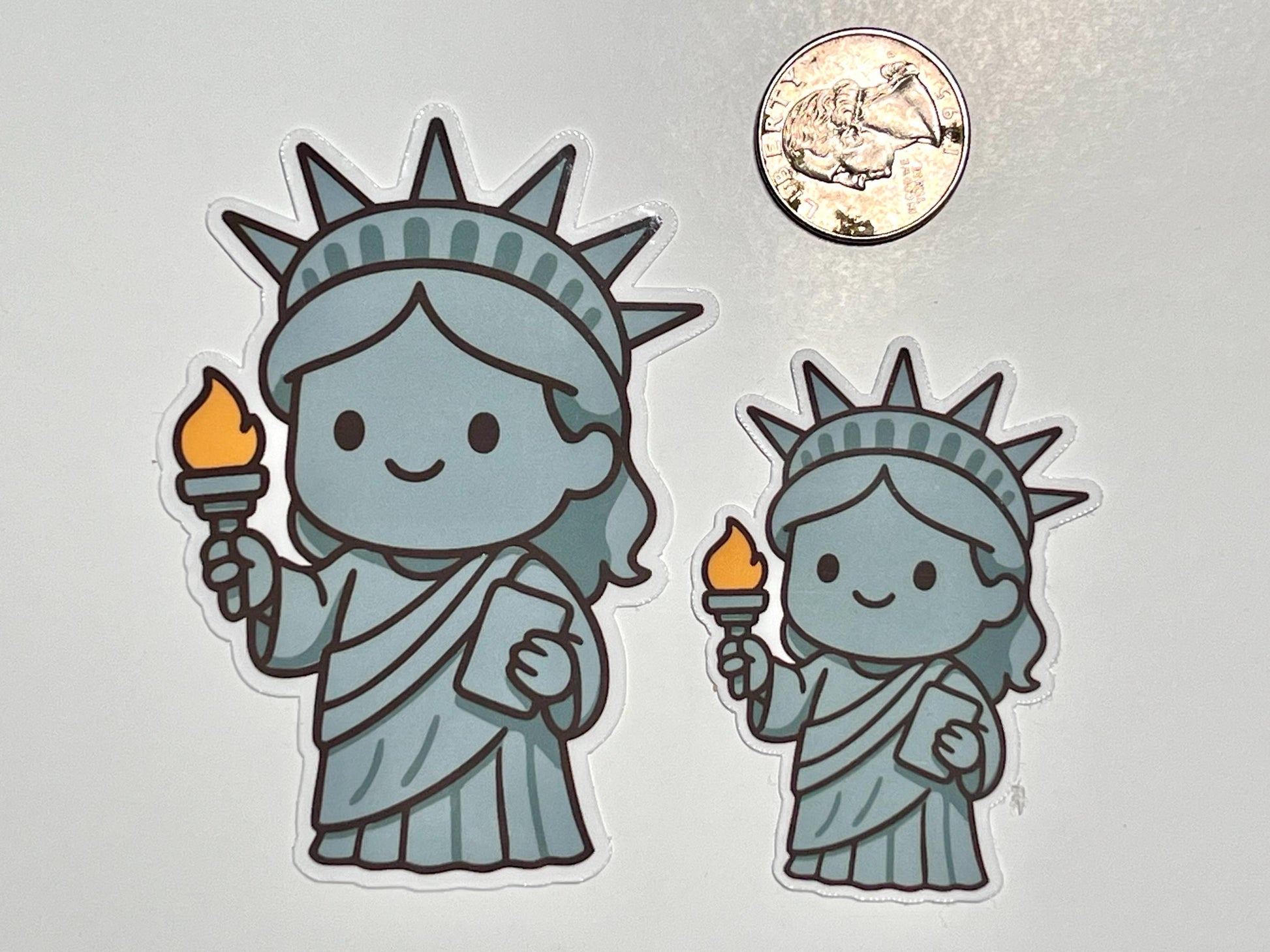 Statue of Liberty Vinyl Sticker image 2