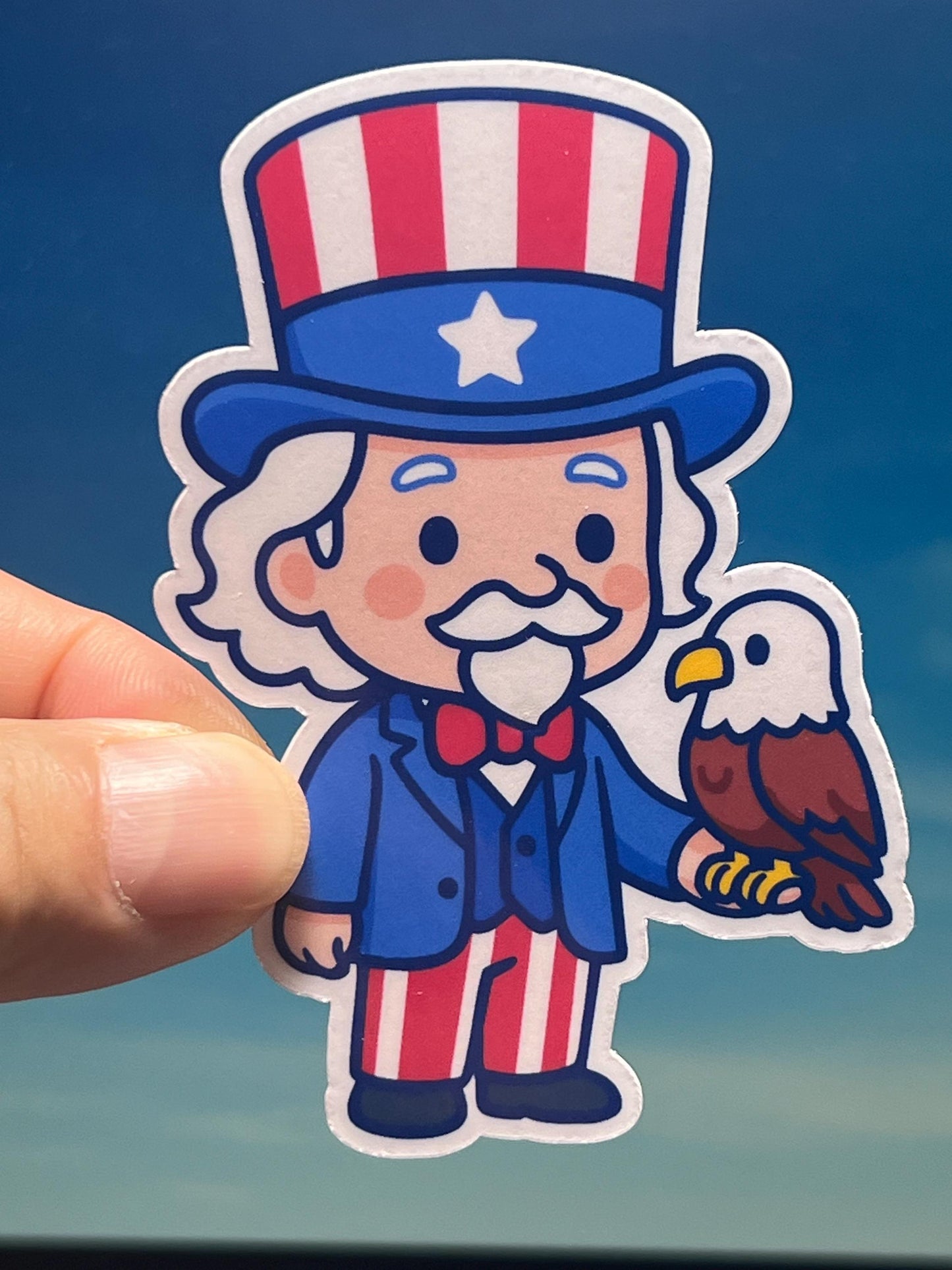 Uncle Sam Vinyl Sticker