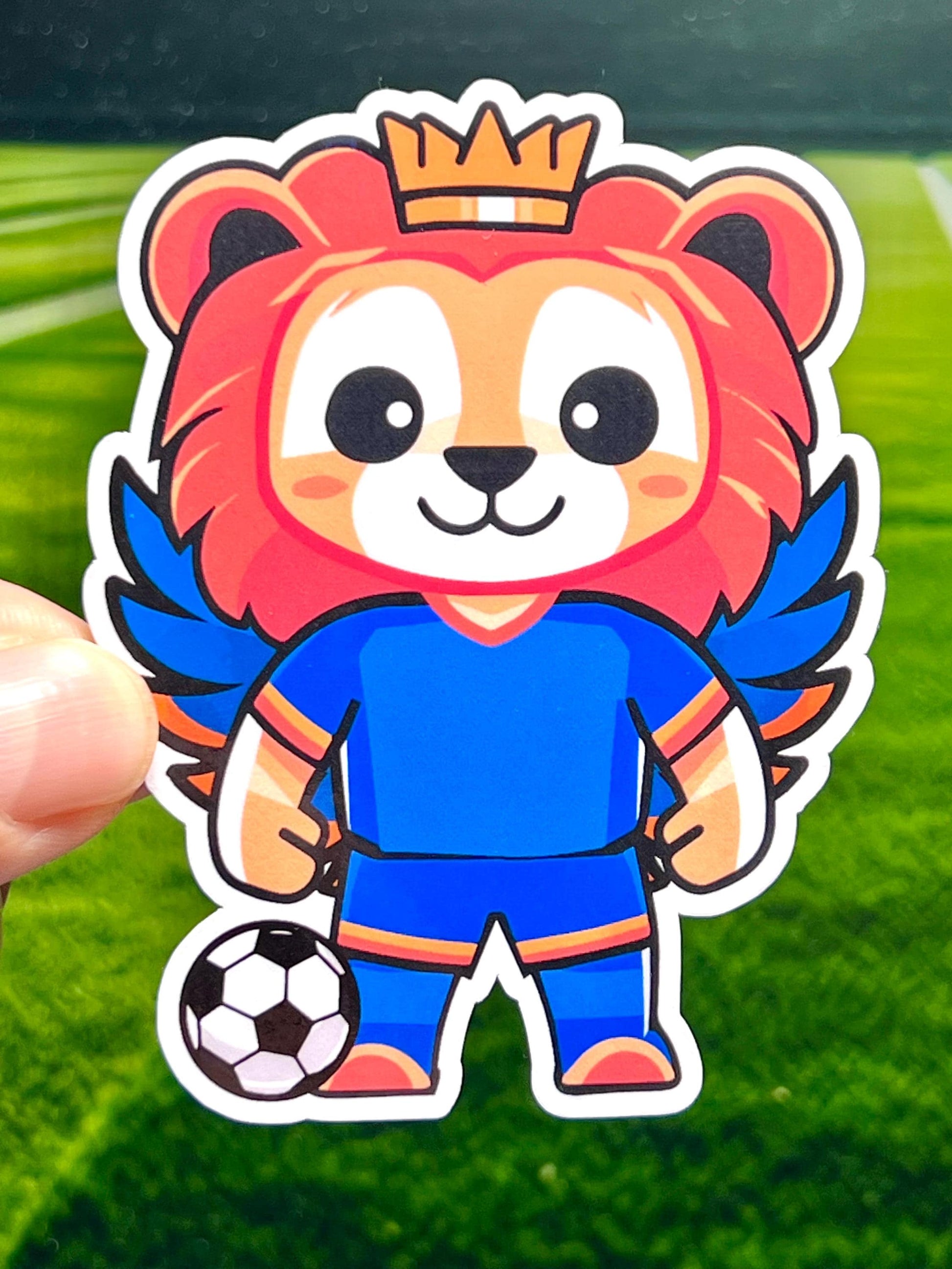 FC Cincinnati Winged Lion Vinyl Sticker