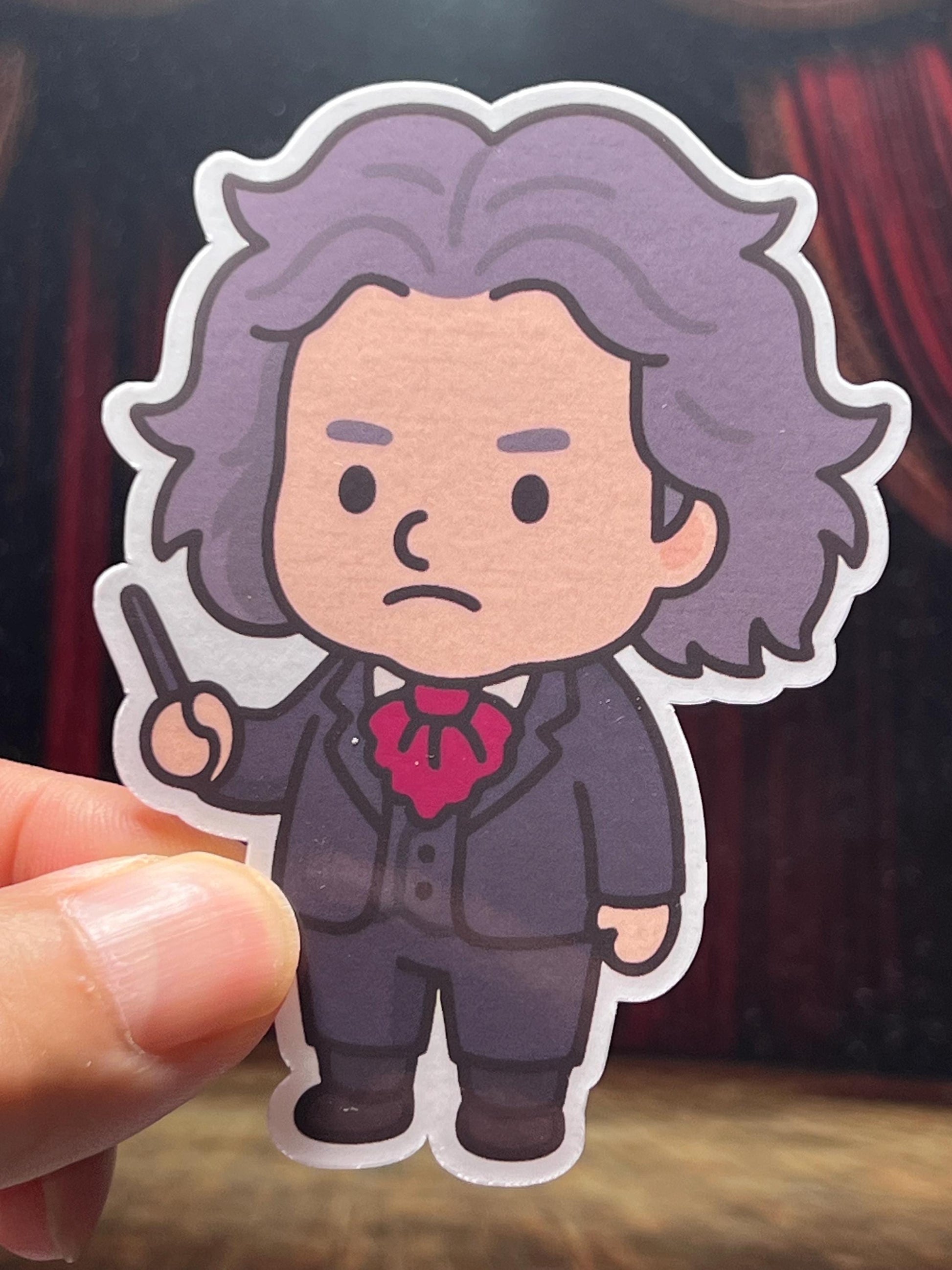 Beethoven Vinyl Sticker