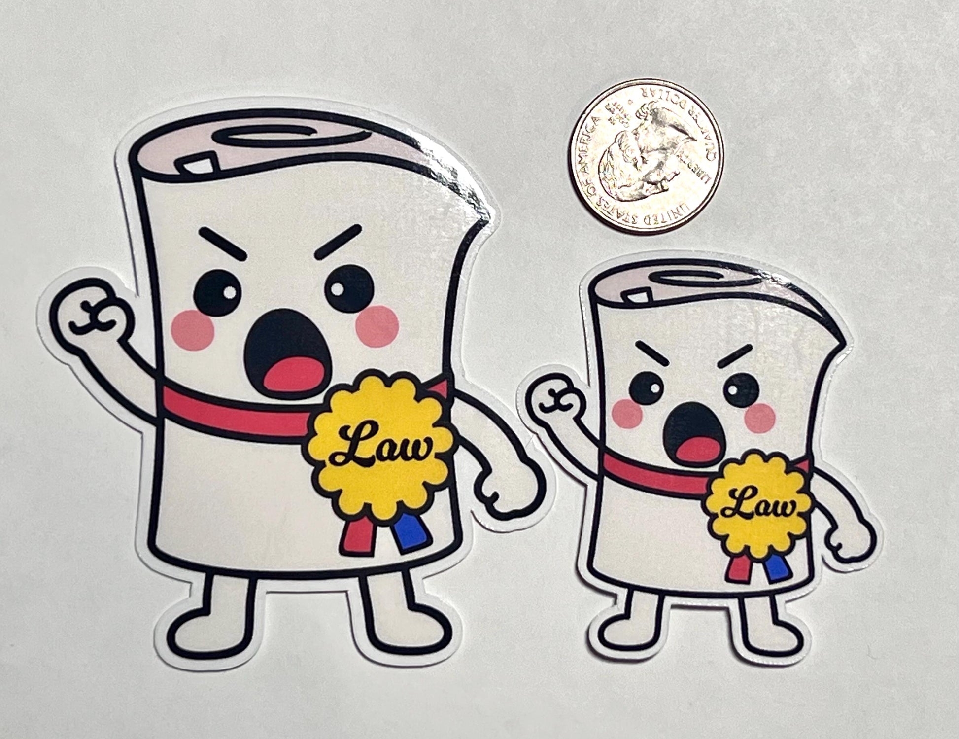 Angry Law Schoolhouse Rock Vinyl Sticker image 2