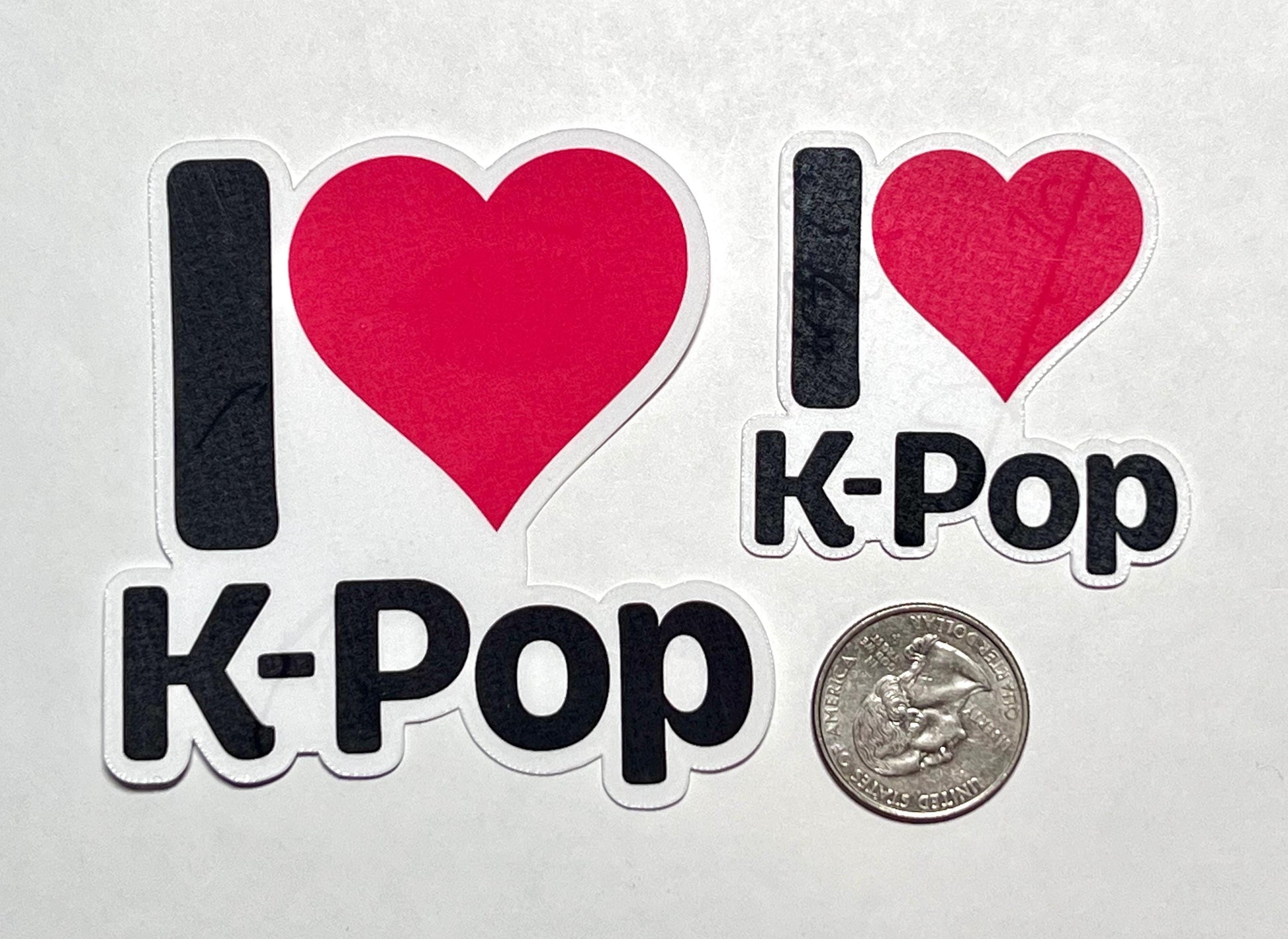 I love K Pop Vinyl Sticker image 2