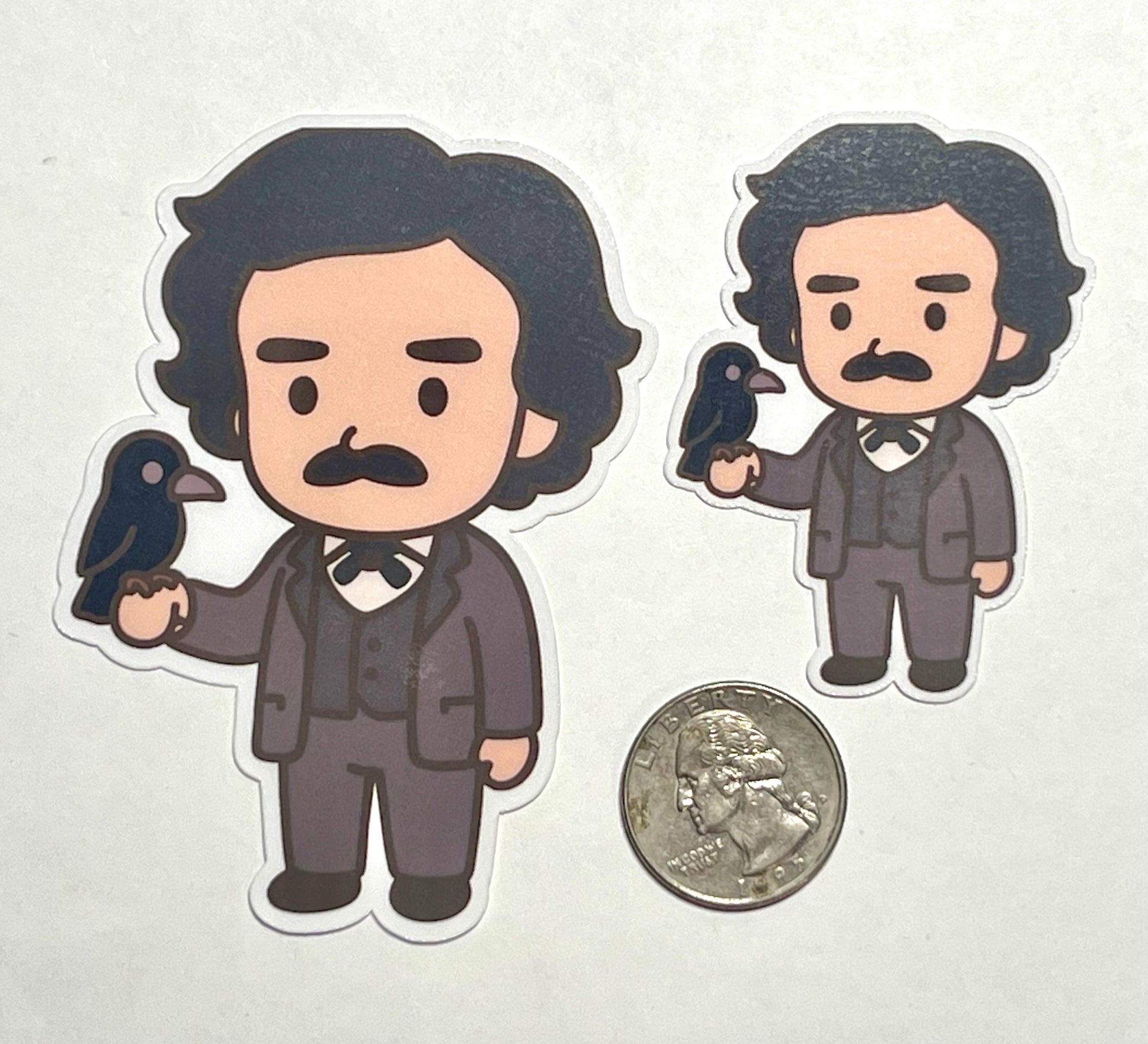 Edgar Allan Poe Vinyl Sticker image 2